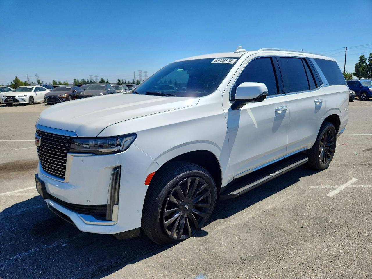 2022 Cadillac Escalade Premium Luxury White vin: 1GYS4BKL5NR221672