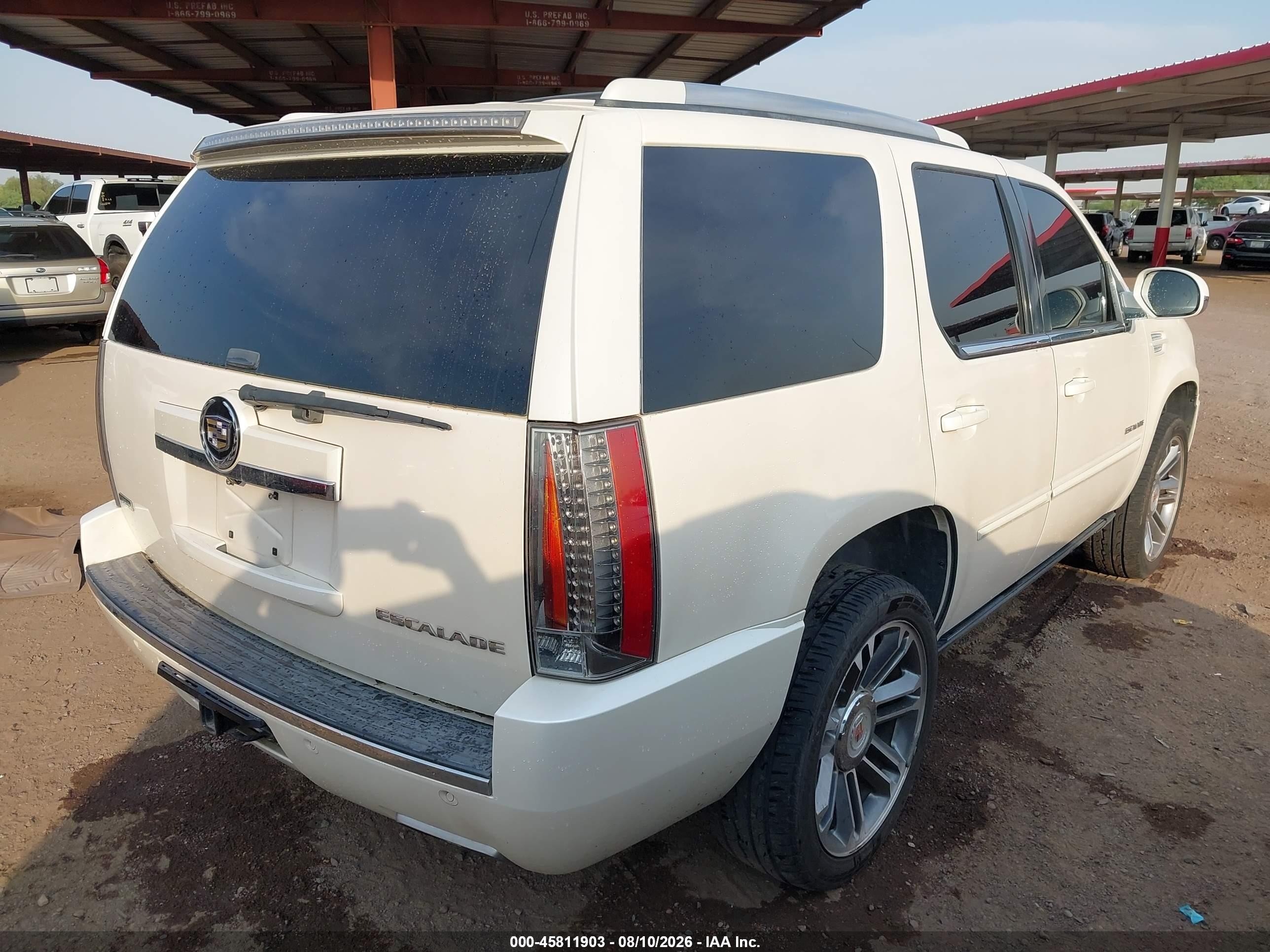 2012 Cadillac Escalade Premium White vin: 1GYS4CEF0CR251364
