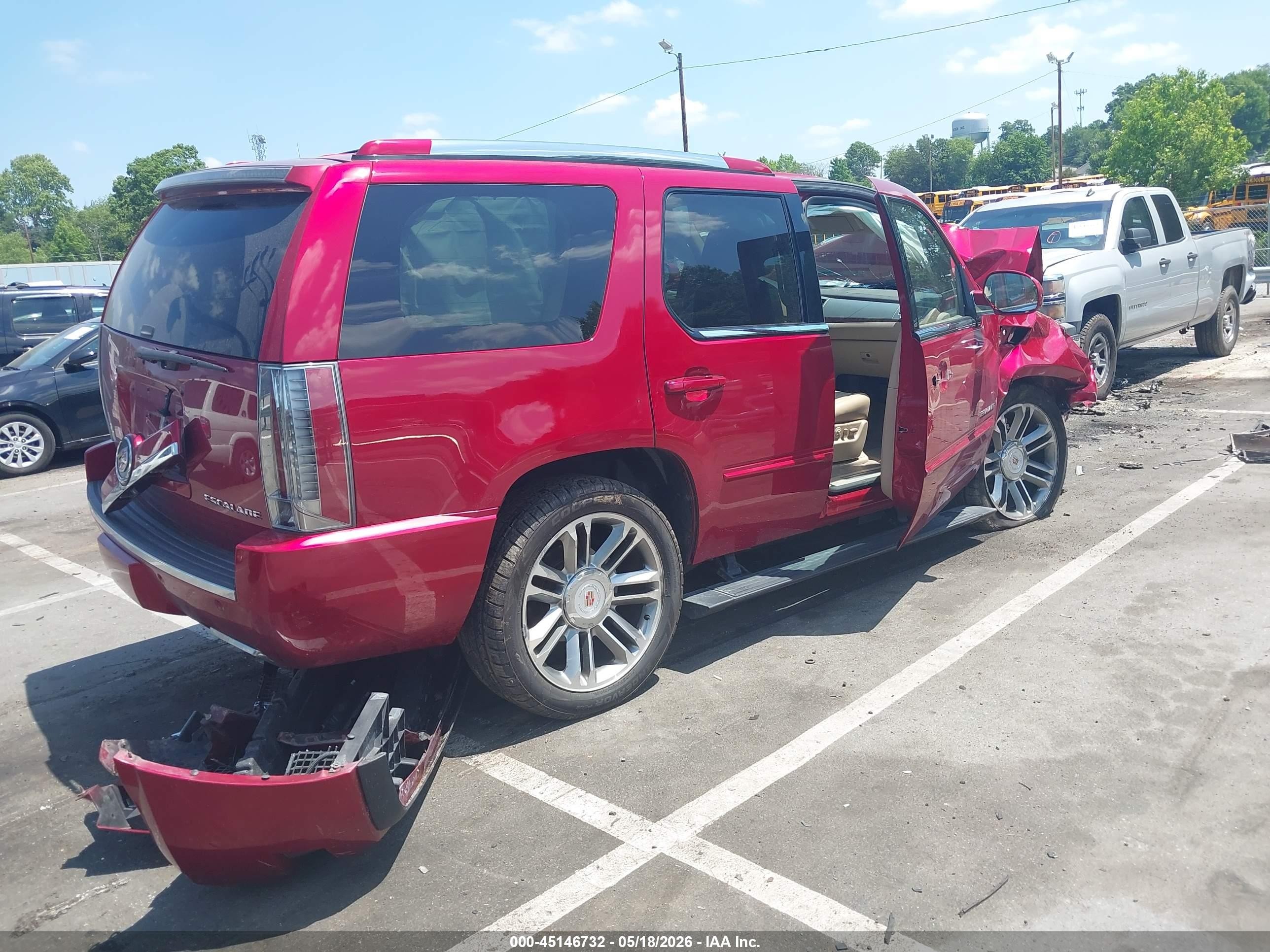 2014 Cadillac Escalade Premium Red vin: 1GYS4CEF1ER108572