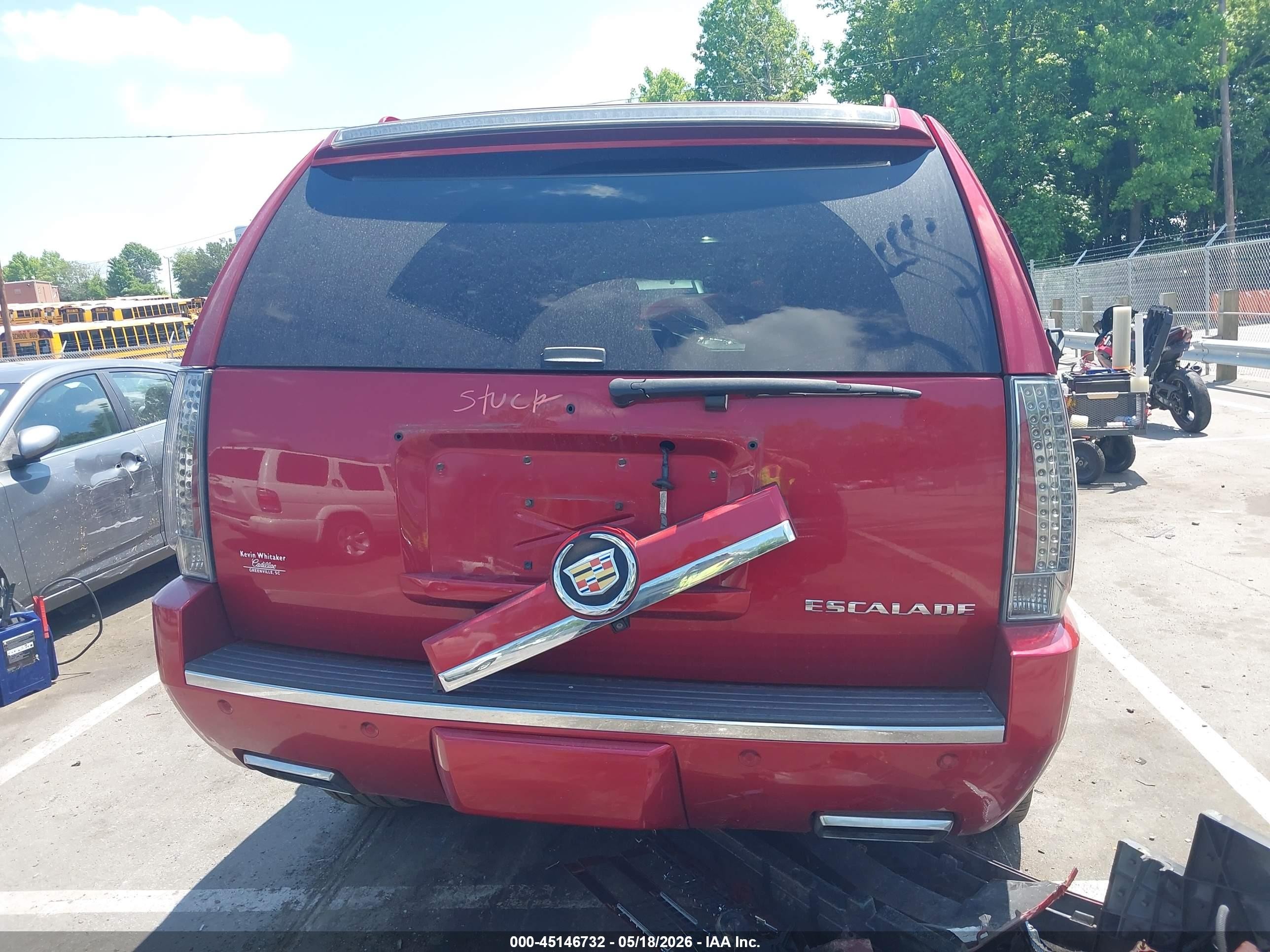 2014 Cadillac Escalade Premium Red vin: 1GYS4CEF1ER108572