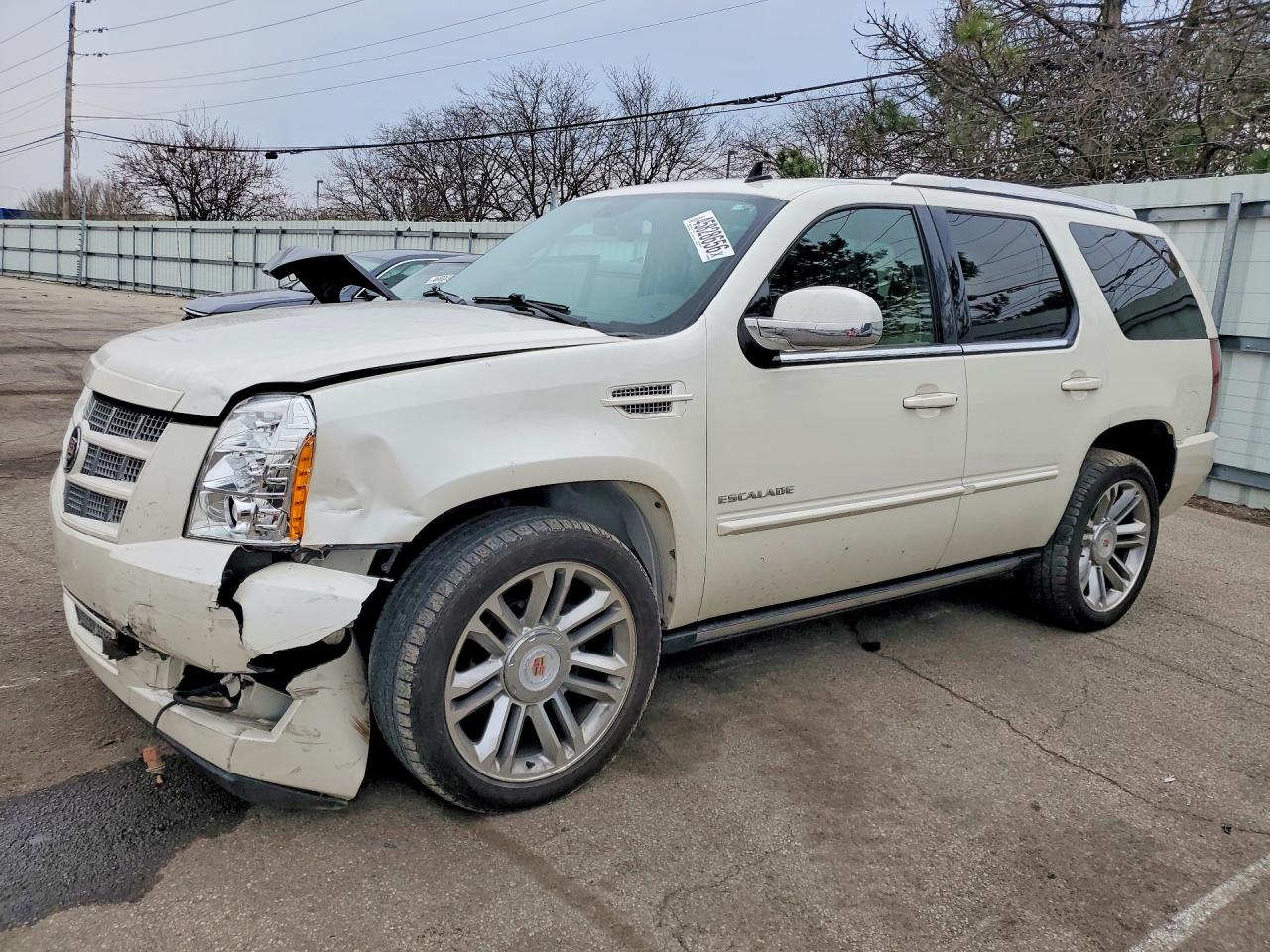 2014 Cadillac Escalade Premium White vin: 1GYS4CEF9ER166428