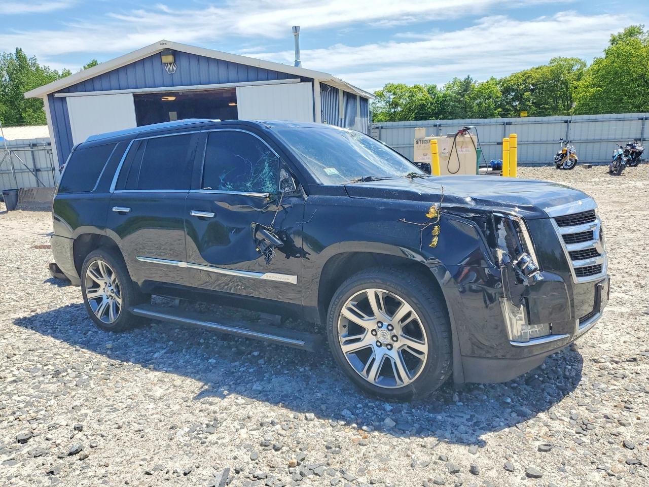 2015 Cadillac Escalade Premium Черный vin: 1GYS4CKJ3FR178746