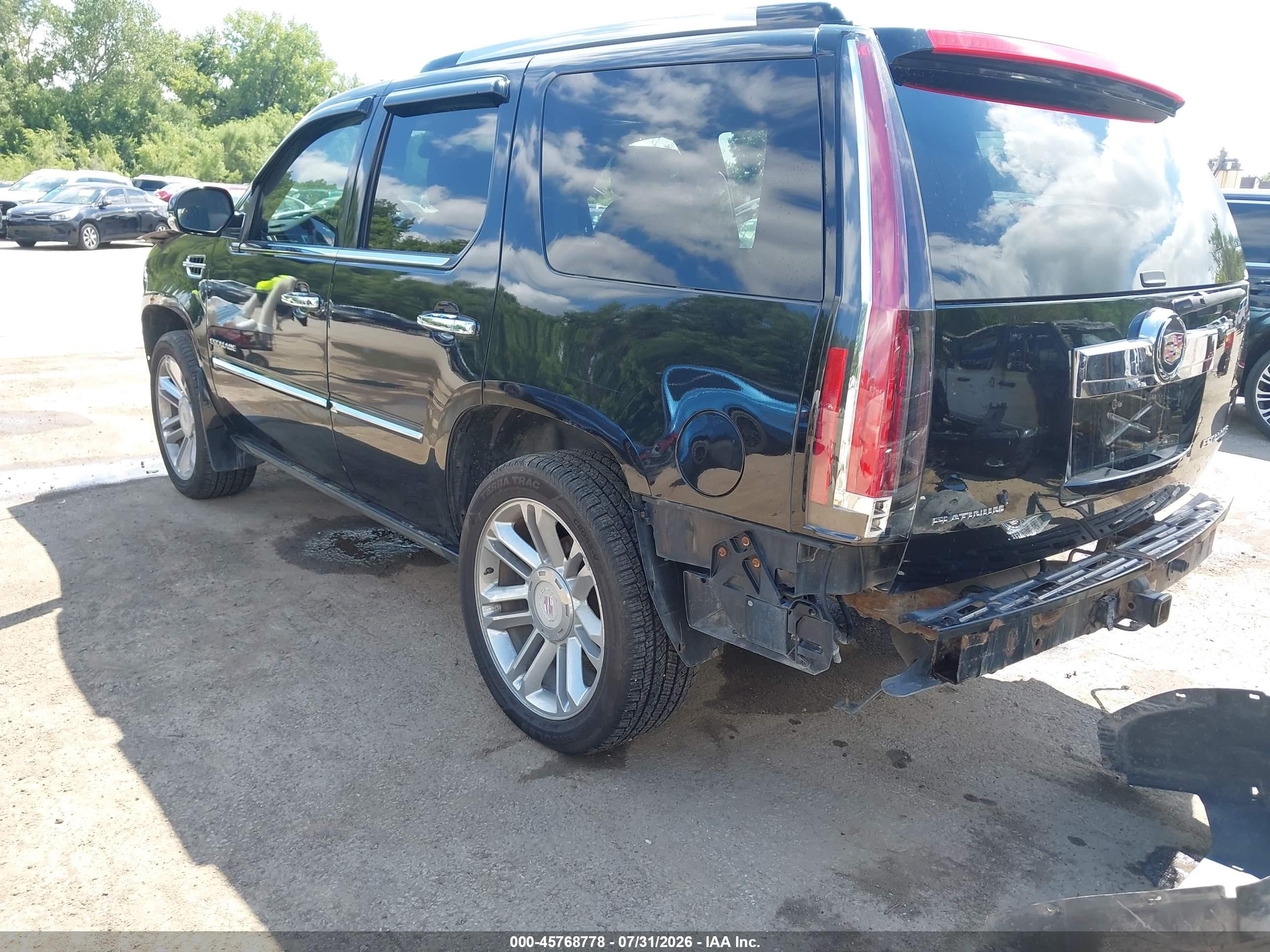 2013 Cadillac Escalade Platinum Edition Black vin: 1GYS4DEF4DR192696