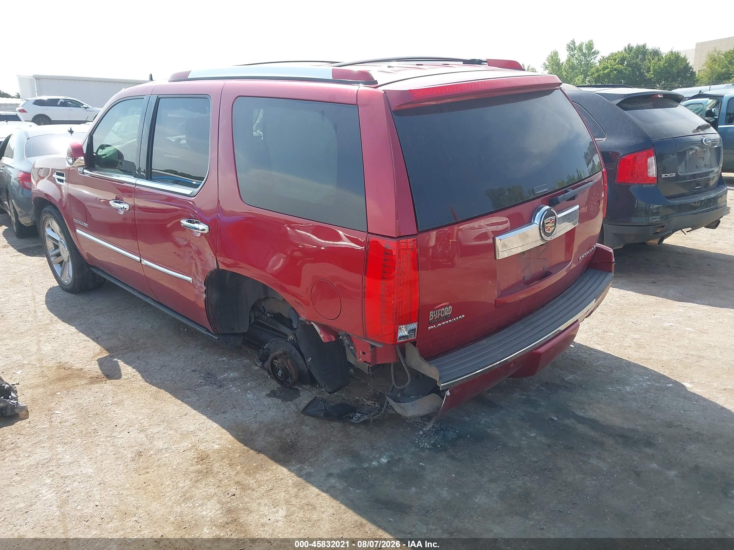 2014 Cadillac Escalade Platinum Red vin: 1GYS4DEF6ER222489