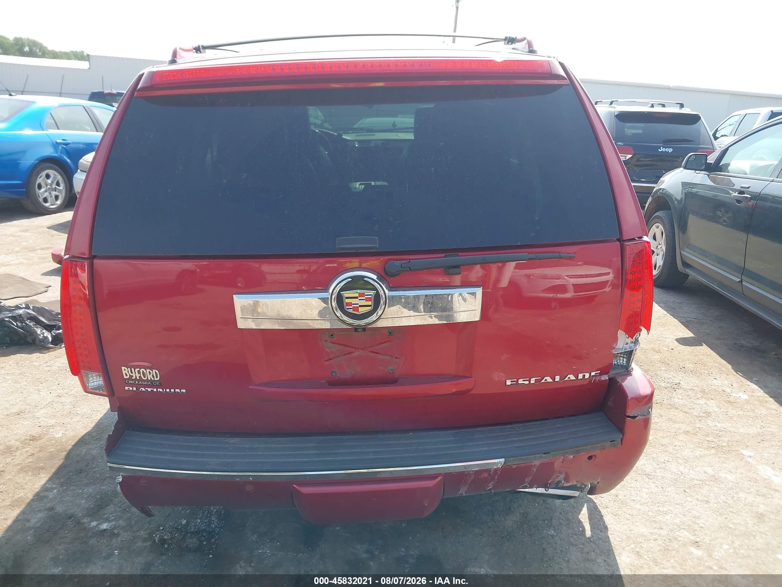 2014 Cadillac Escalade Platinum Red vin: 1GYS4DEF6ER222489