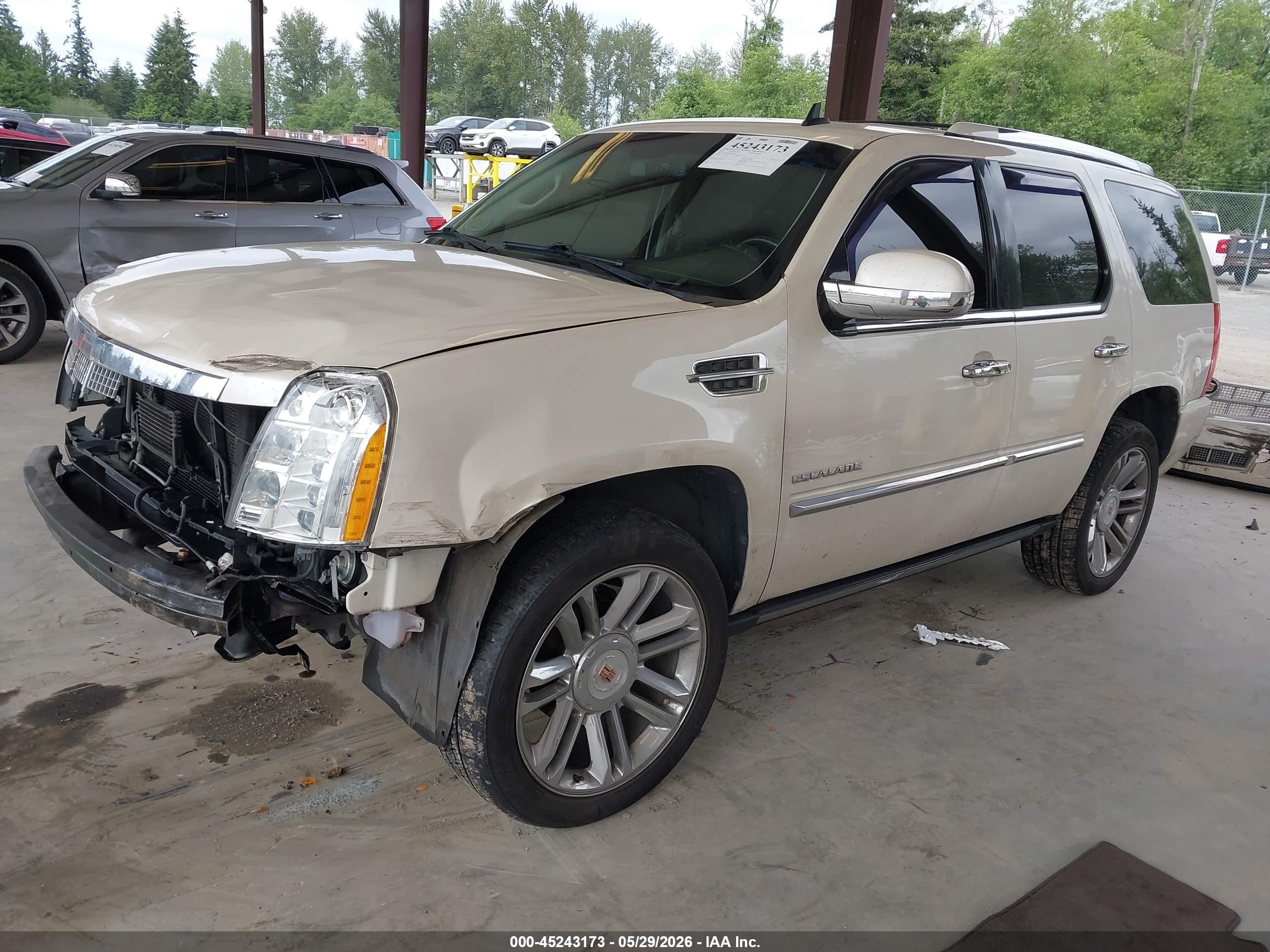 2013 Cadillac Escalade Platinum Edition White vin: 1GYS4DEF9DR368433