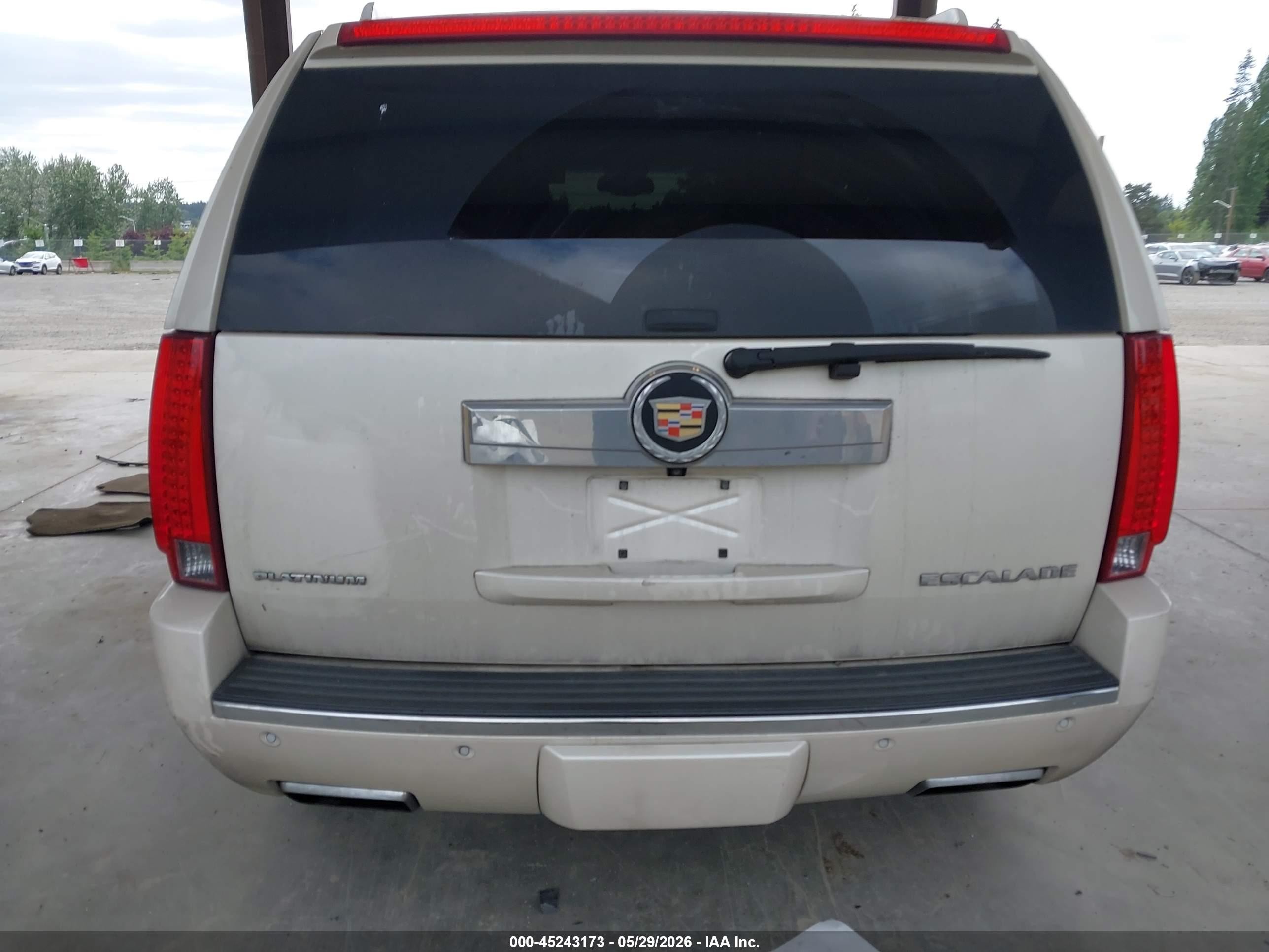 2013 Cadillac Escalade Platinum Edition White vin: 1GYS4DEF9DR368433