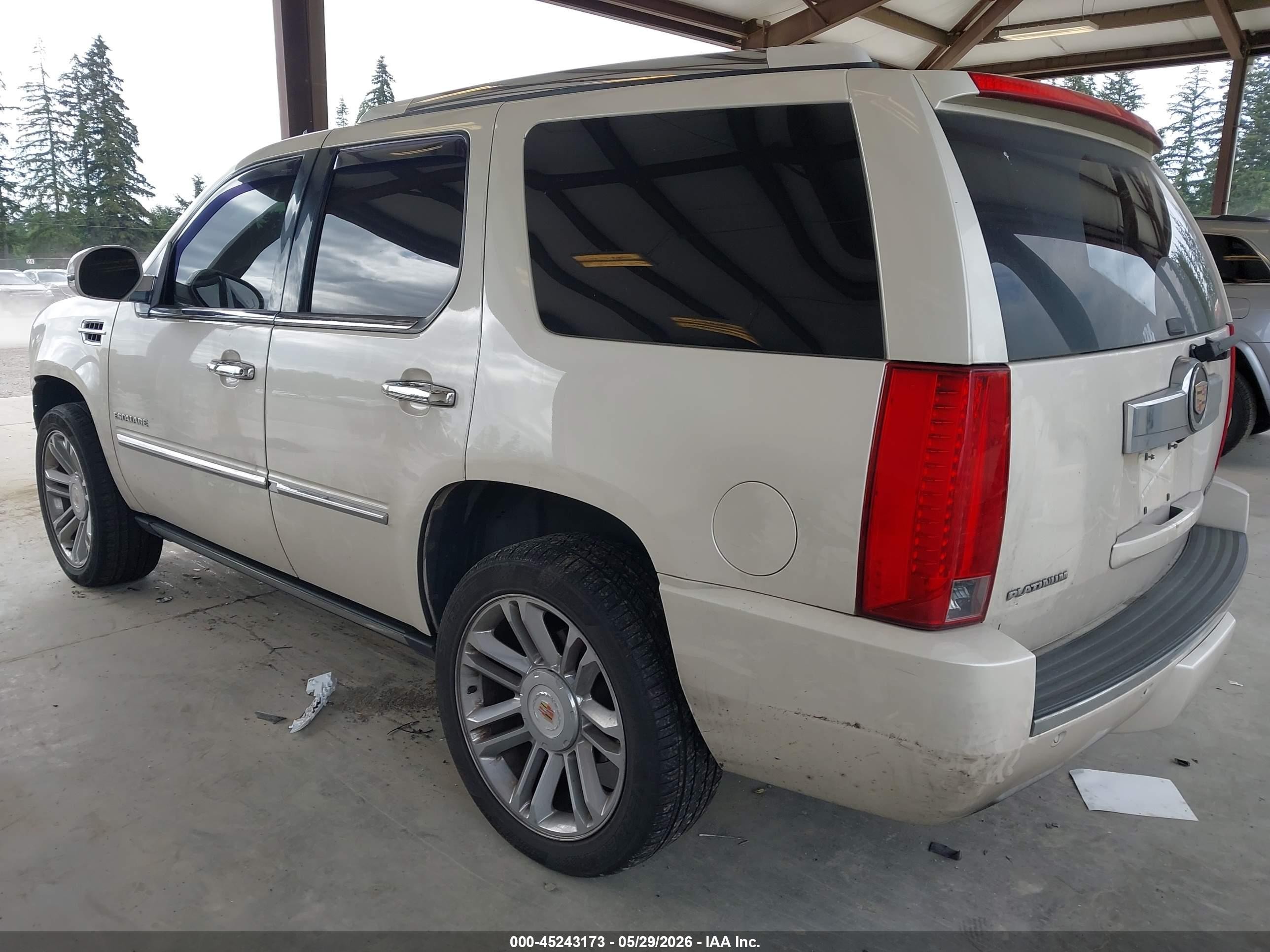 2013 Cadillac Escalade Platinum Edition White vin: 1GYS4DEF9DR368433
