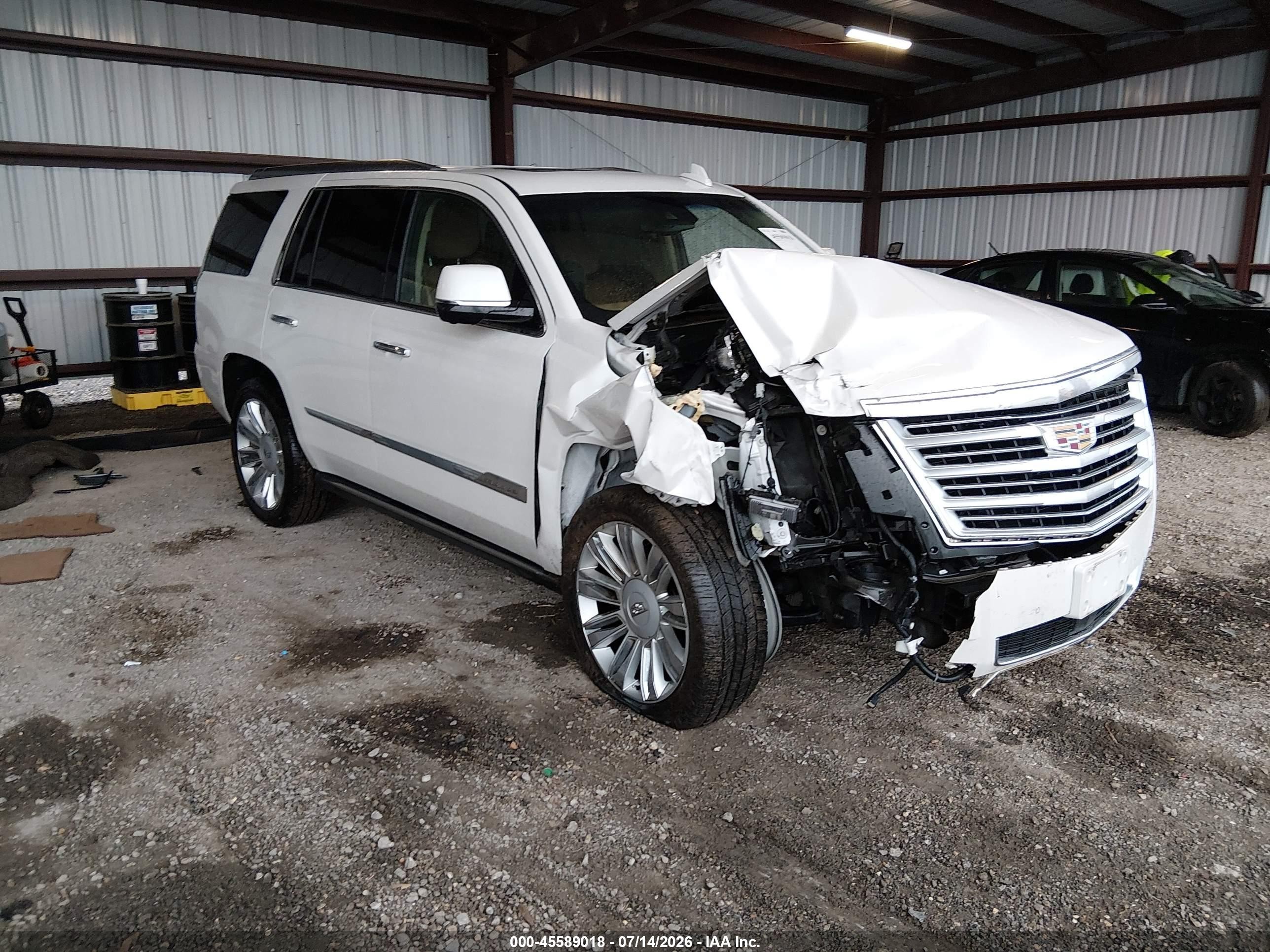 2016 Cadillac Escalade Platinum Белый vin: 1GYS4DKJ4GR195675