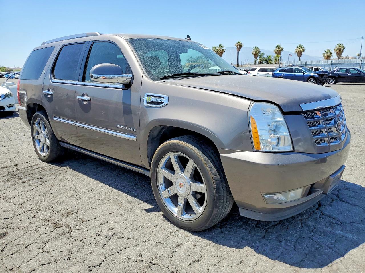 2013 Cadillac Escalade Hybrid Gray vin: 1GYS4EEJ2DR177415