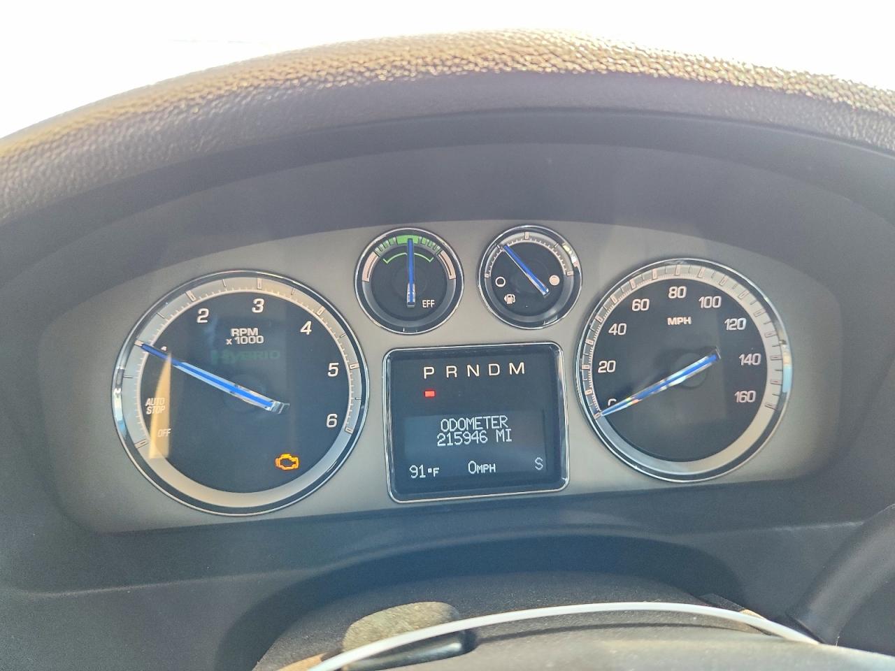 2012 Cadillac Escalade Hybrid White vin: 1GYS4EEJ4CR260391