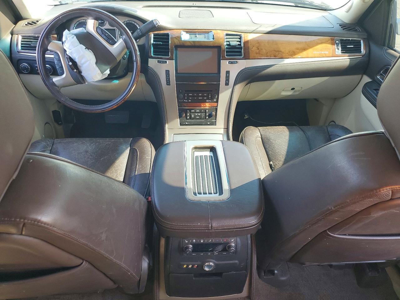 2013 Cadillac Escalade Platinum Hybrid Beige vin: 1GYS4FEJ8DR166845