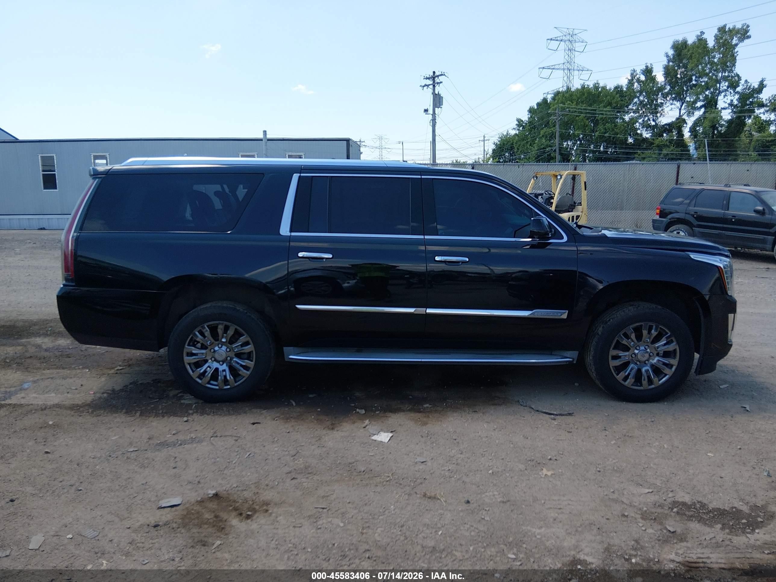 2015 Cadillac Escalade Esv Standard Black vin: 1GYS4GKJ5FR269850