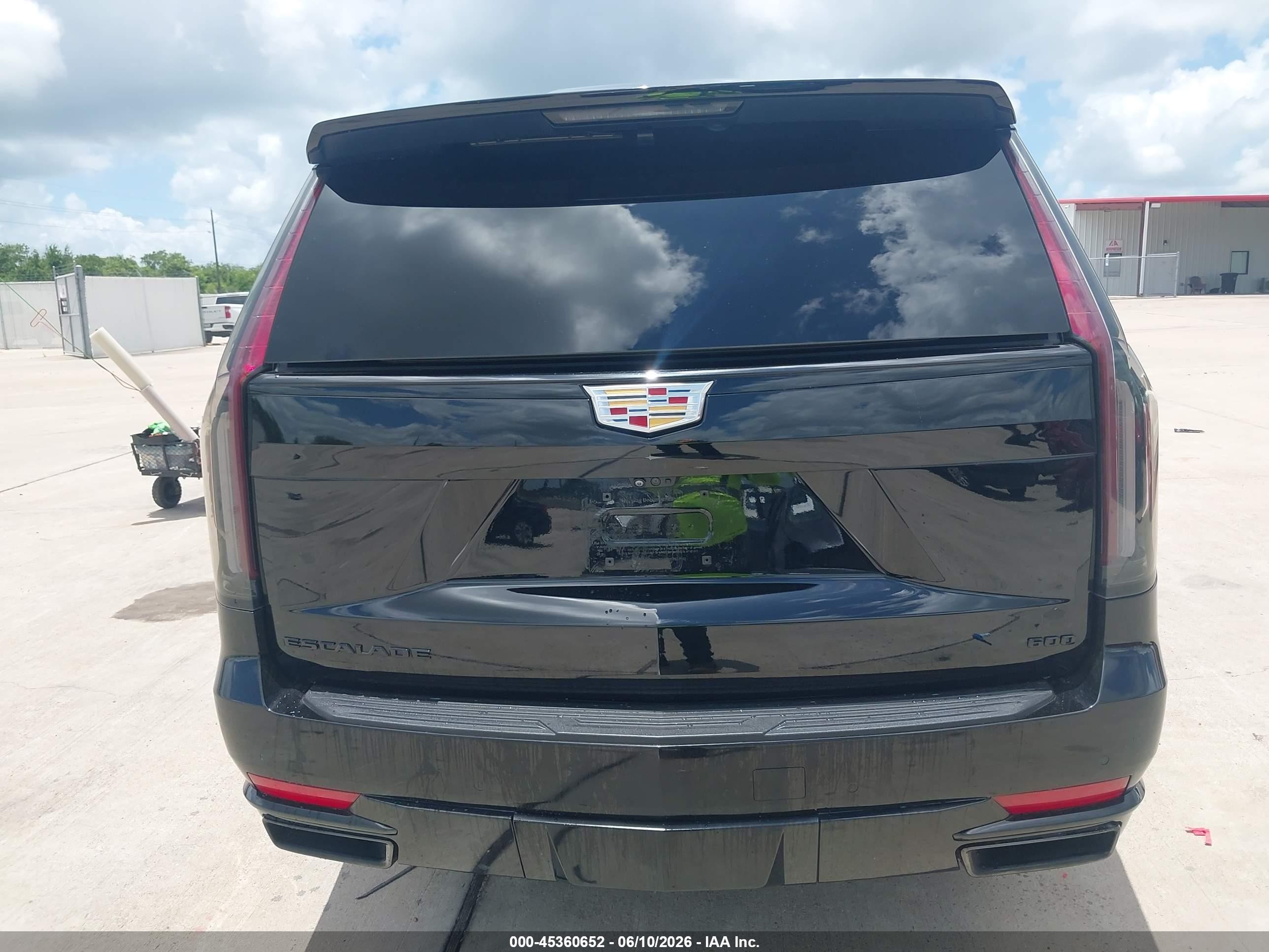 2022 Cadillac Escalade 4wd Sport Platinum Черный vin: 1GYS4GKL0NR223973