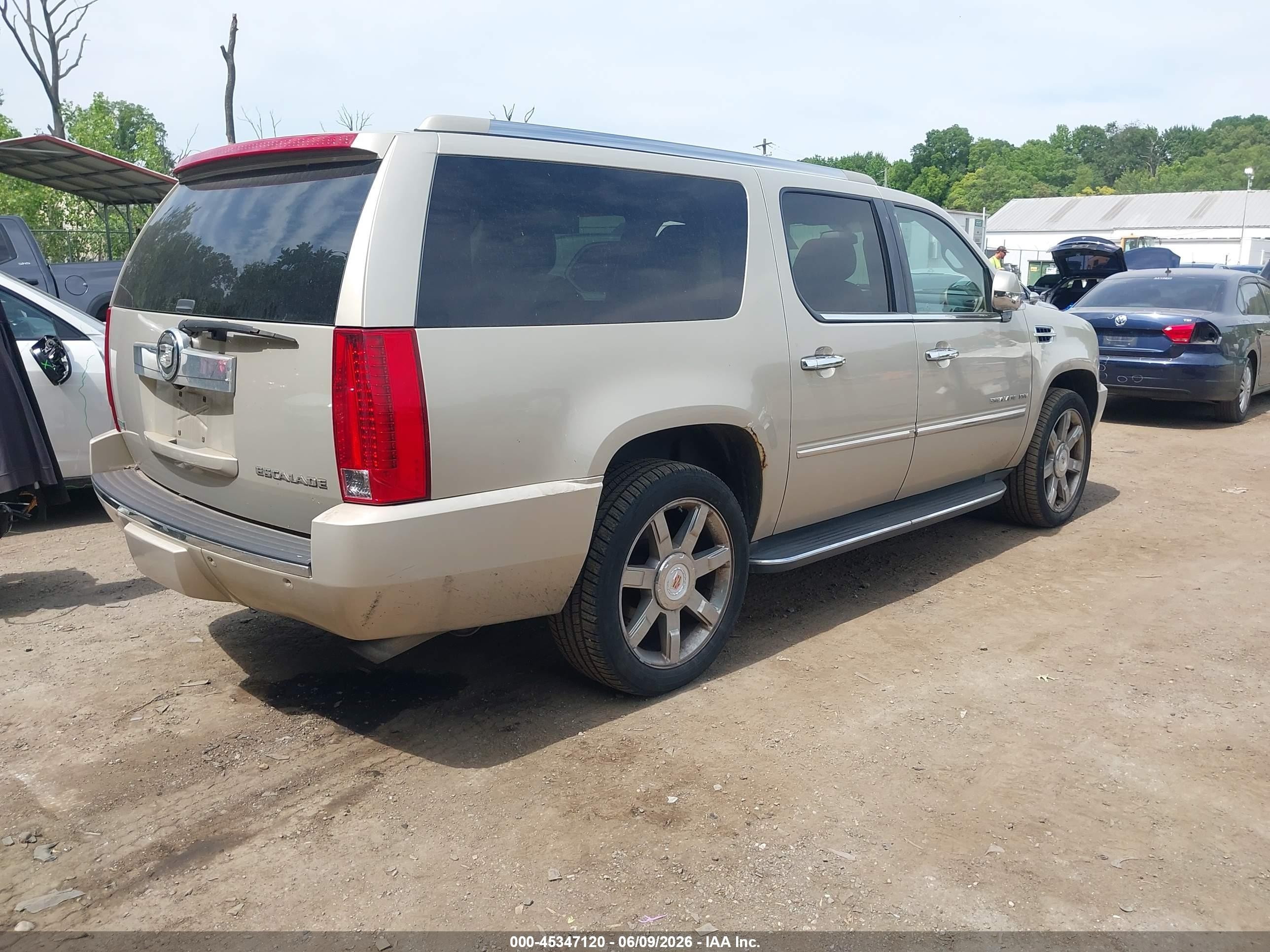 2011 Cadillac Escalade Esv Luxury Champagne vin: 1GYS4HEF3BR387354