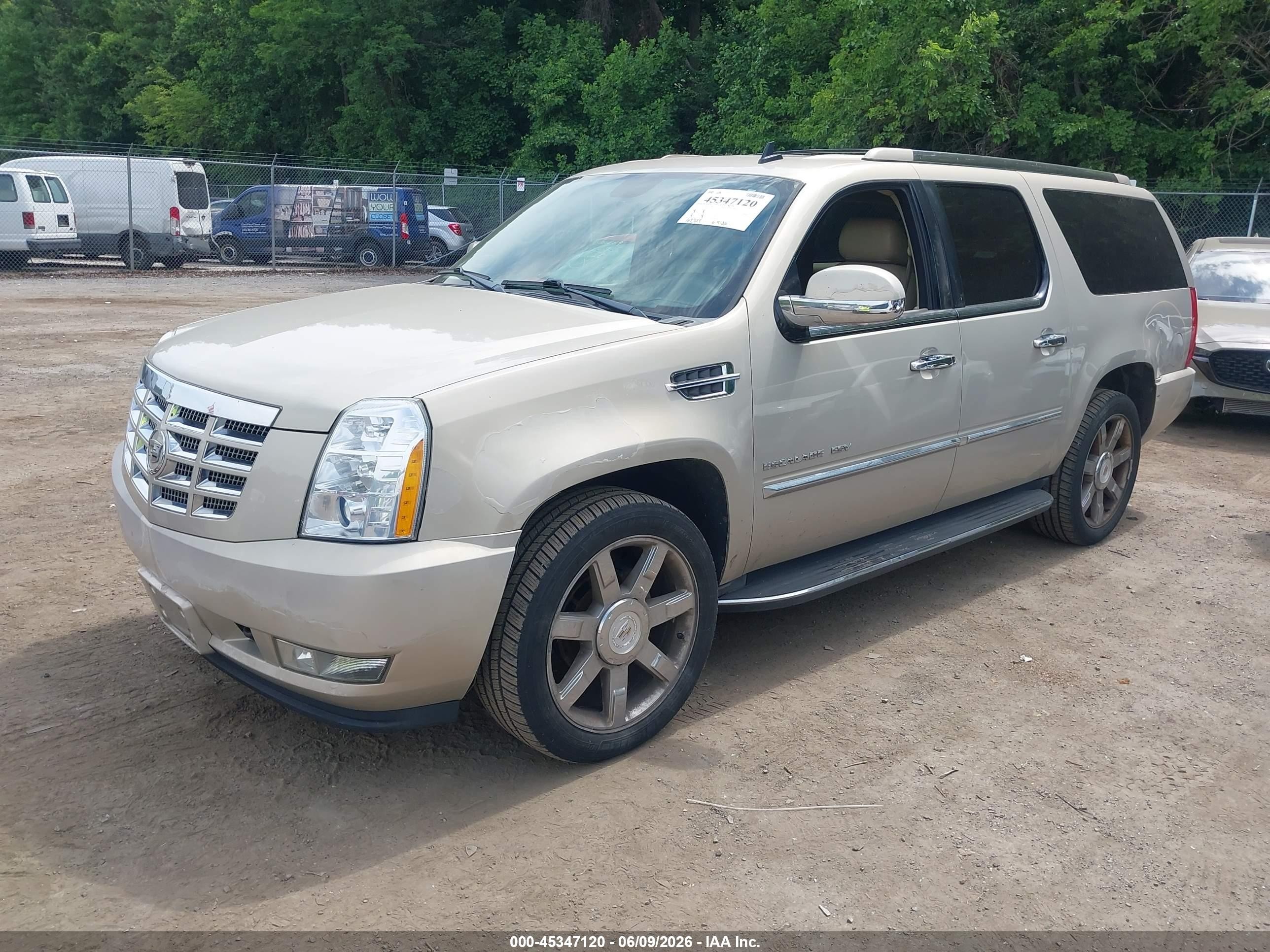 2011 Cadillac Escalade Esv Luxury Champagne vin: 1GYS4HEF3BR387354