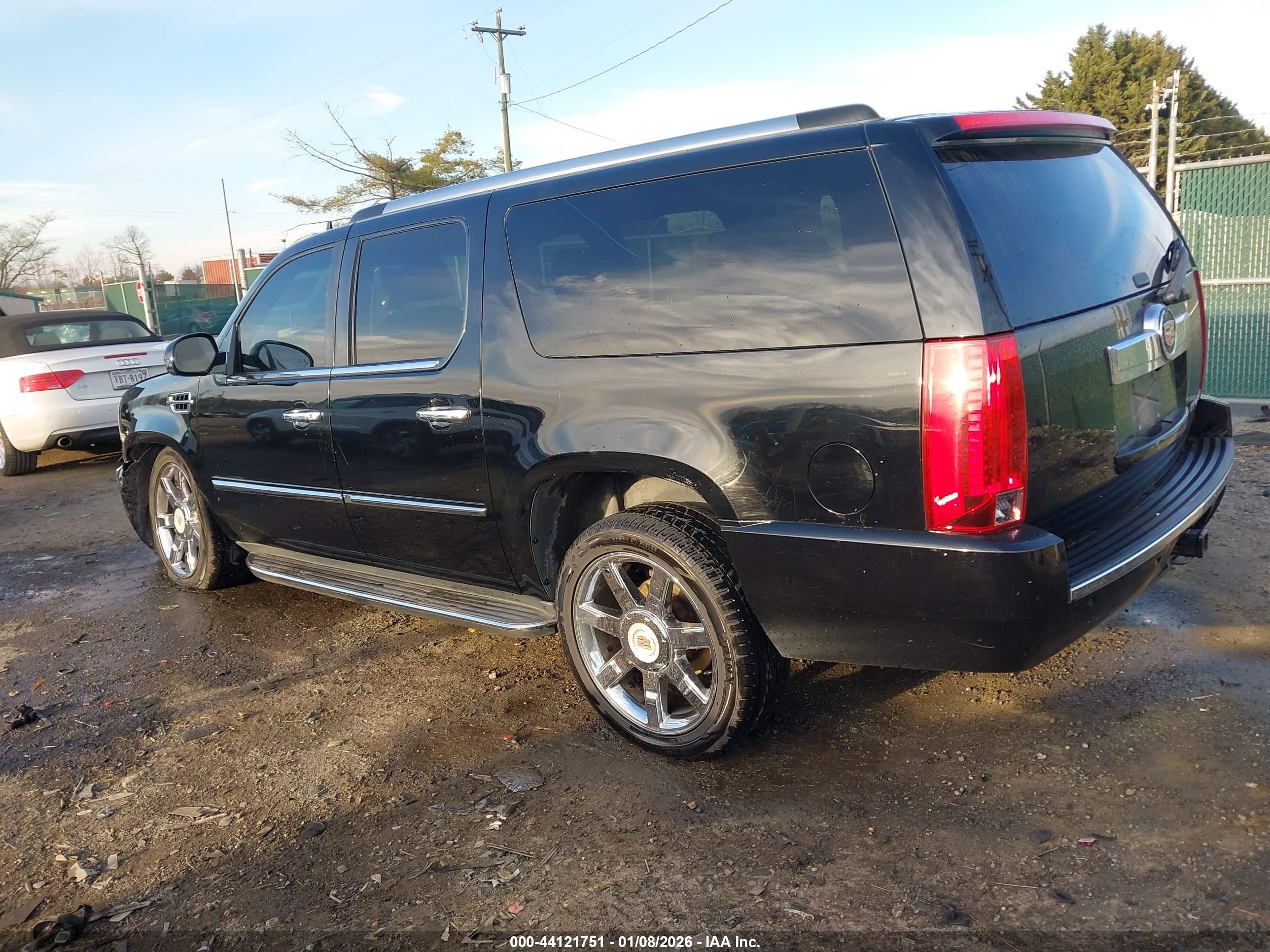2014 Cadillac Escalade Esv Luxury Black vin: 1GYS4HEF4ER190066