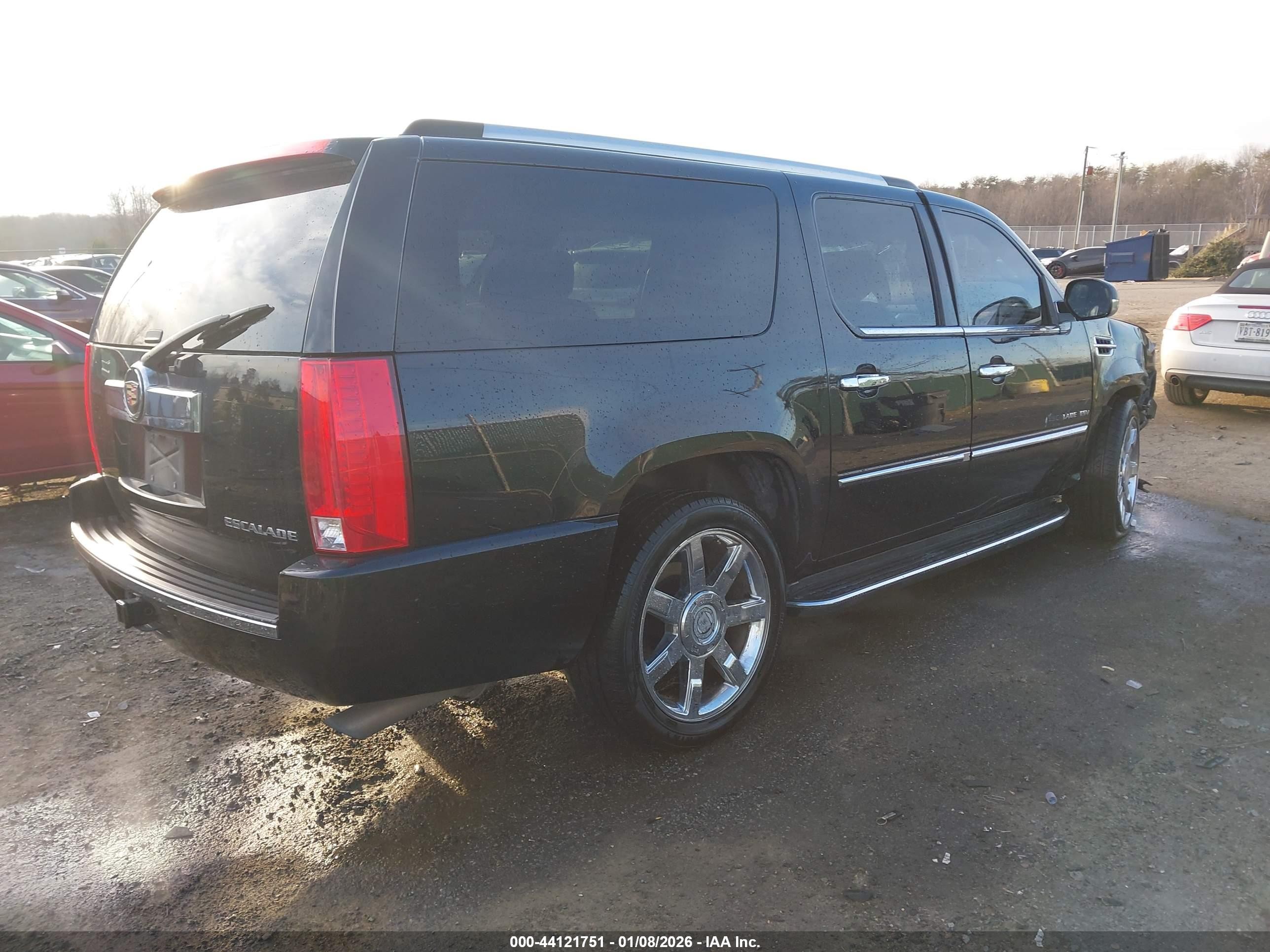 2014 Cadillac Escalade Esv Luxury Black vin: 1GYS4HEF4ER190066