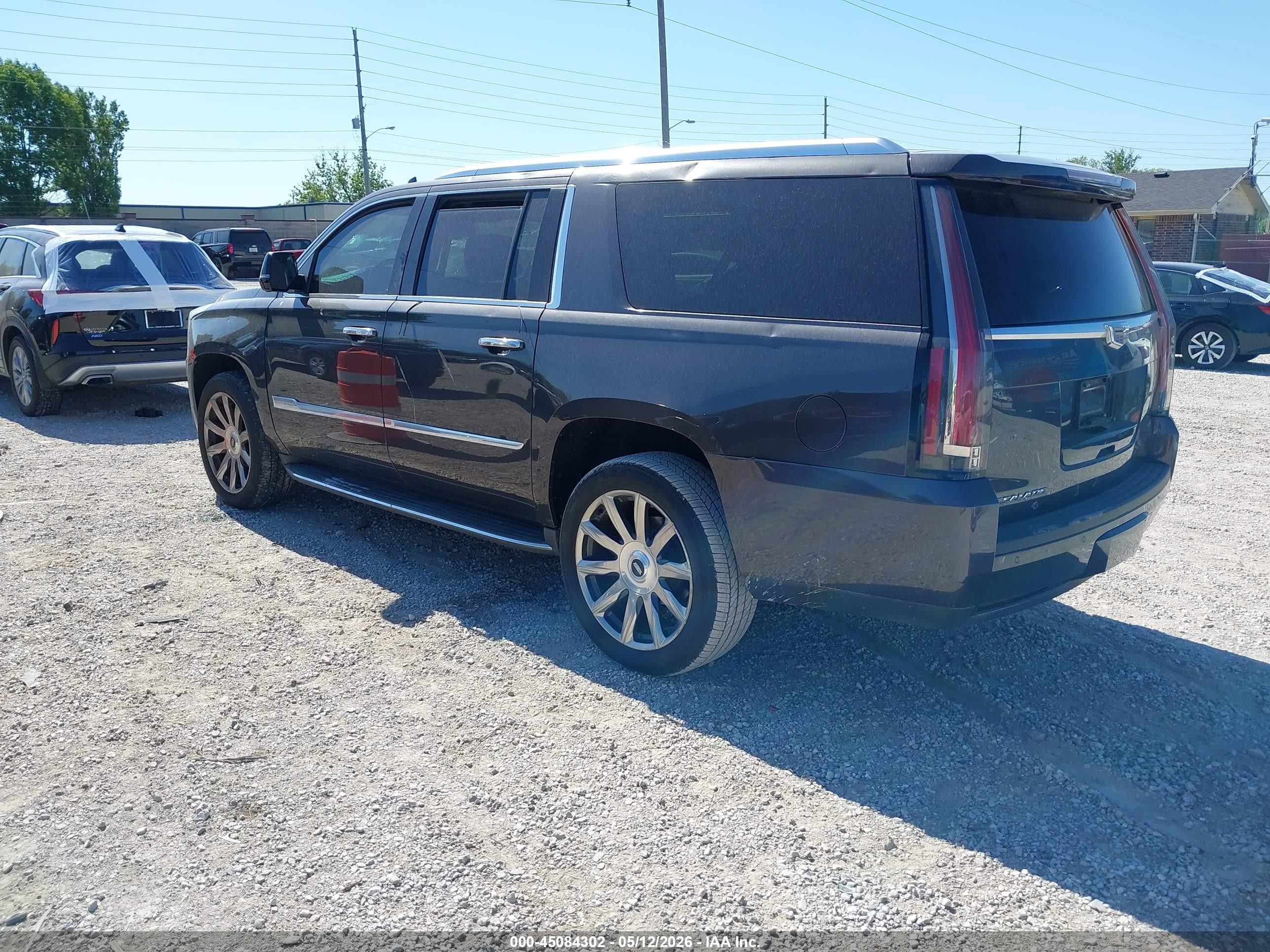 2016 Cadillac Escalade Esv Luxury Collection Gray vin: 1GYS4HKJ0GR166407