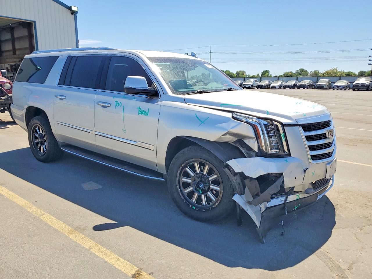 2016 Cadillac Escalade Esv Luxury Silver vin: 1GYS4HKJ7GR185682