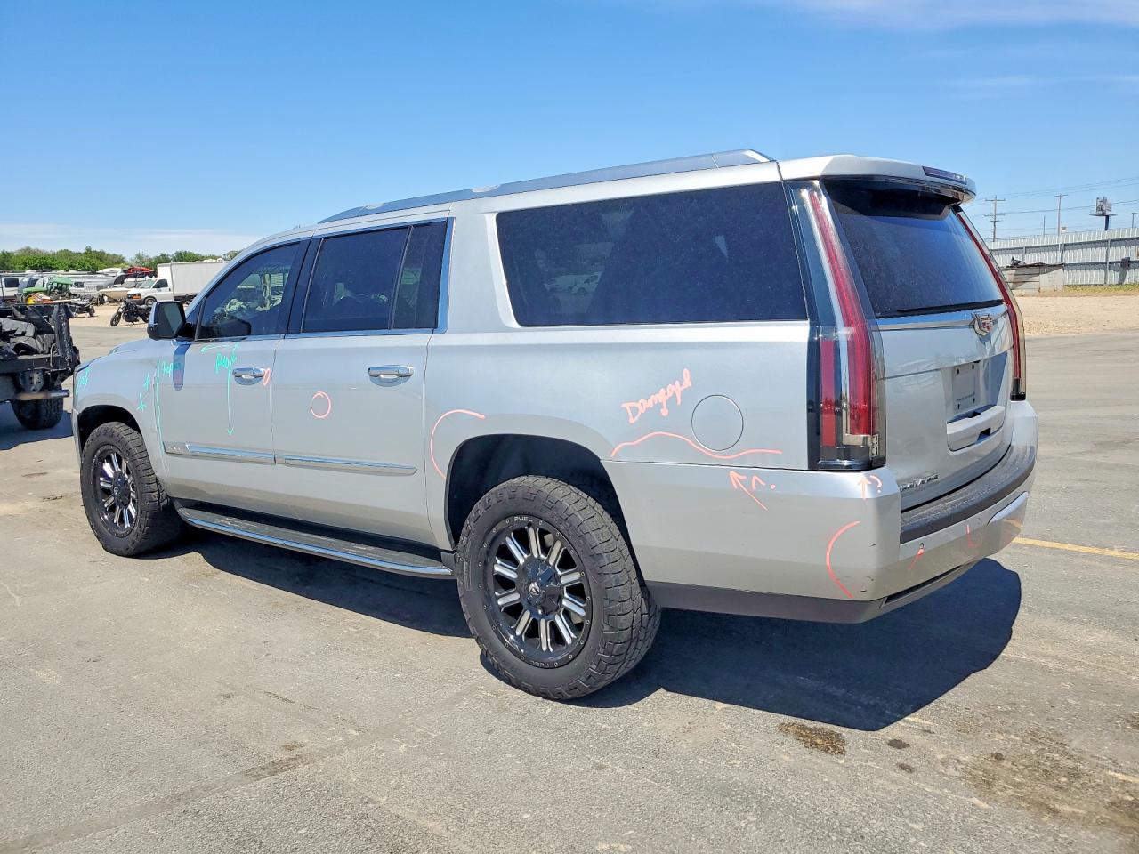 2016 Cadillac Escalade Esv Luxury Silver vin: 1GYS4HKJ7GR185682
