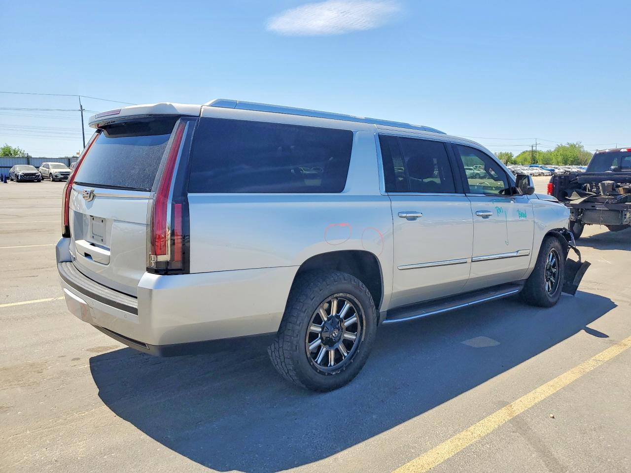 2016 Cadillac Escalade Esv Luxury Silver vin: 1GYS4HKJ7GR185682