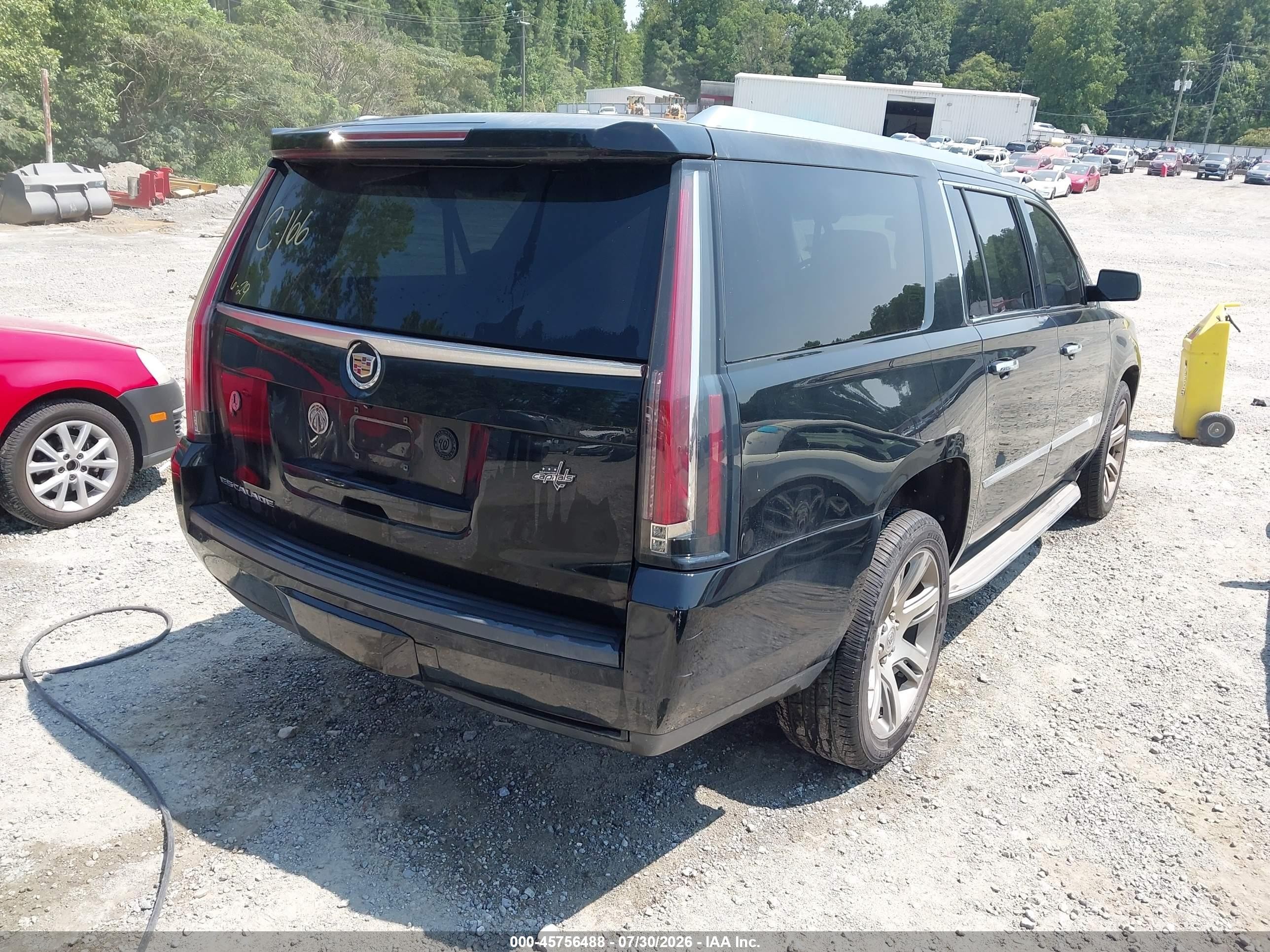 2015 Cadillac Escalade Esv Luxury Black vin: 1GYS4HKJ9FR181065