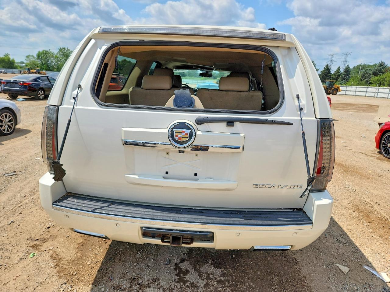 2013 Cadillac Escalade Esv Premium White vin: 1GYS4JEF0DR114219