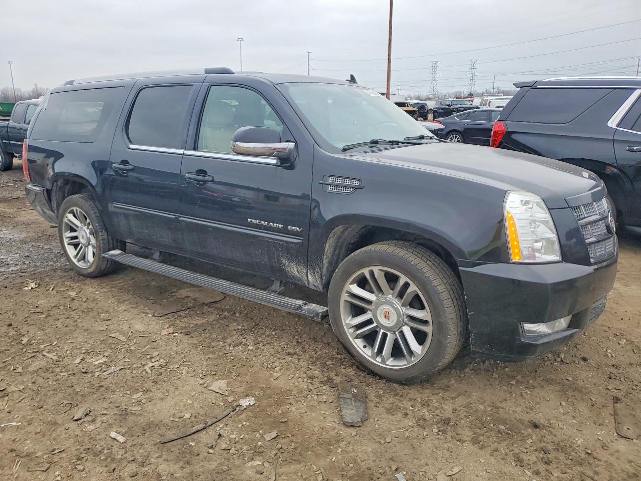 2014 Cadillac Escalade Esv Premium Черный vin: 1GYS4JEF4ER234526