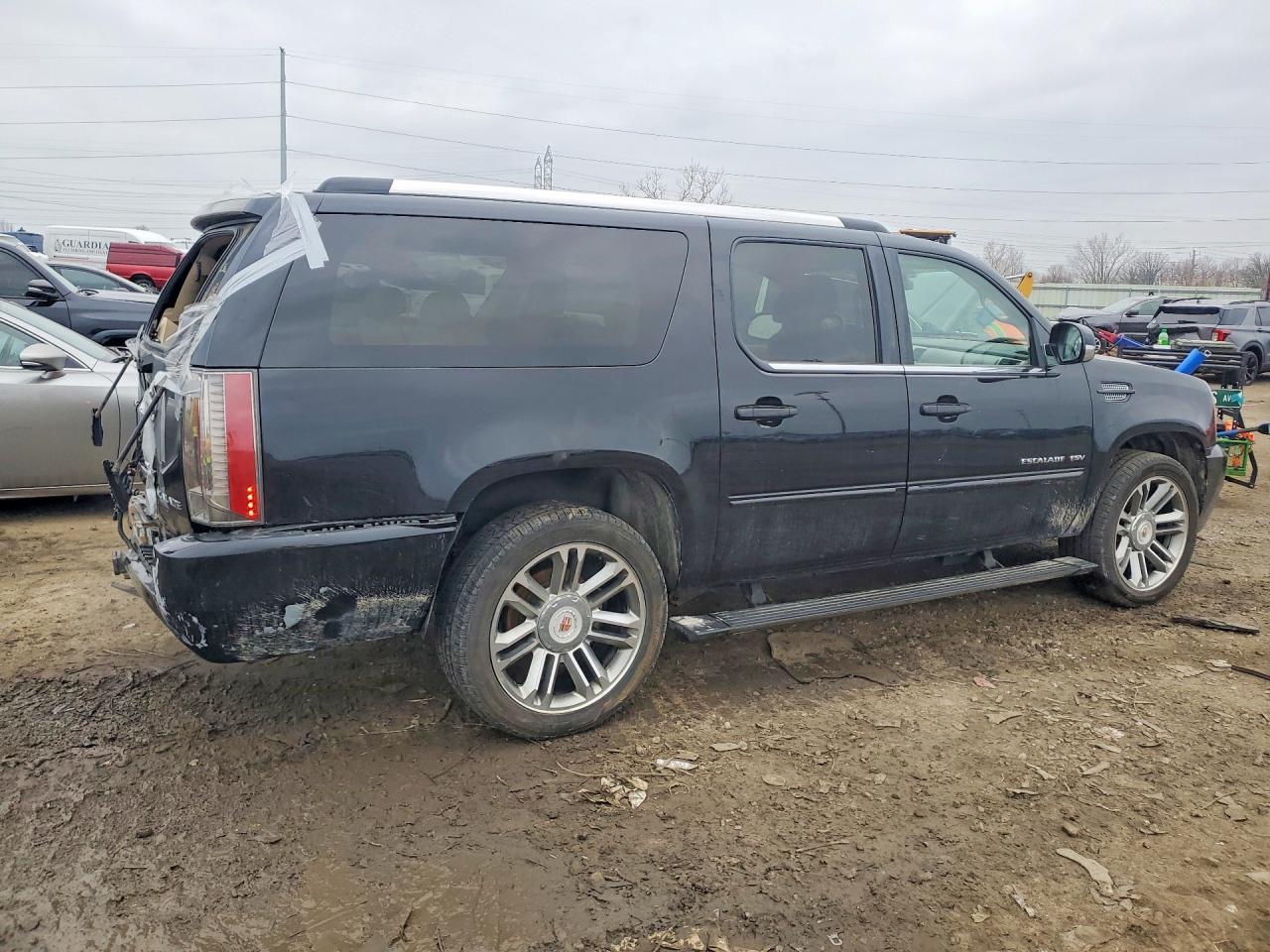 2014 Cadillac Escalade Esv Premium Черный vin: 1GYS4JEF4ER234526