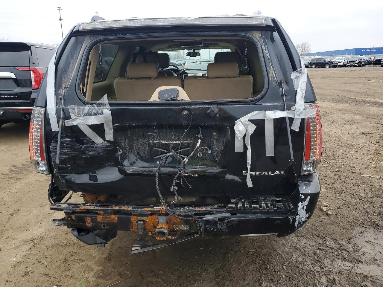 2014 Cadillac Escalade Esv Premium Черный vin: 1GYS4JEF4ER234526