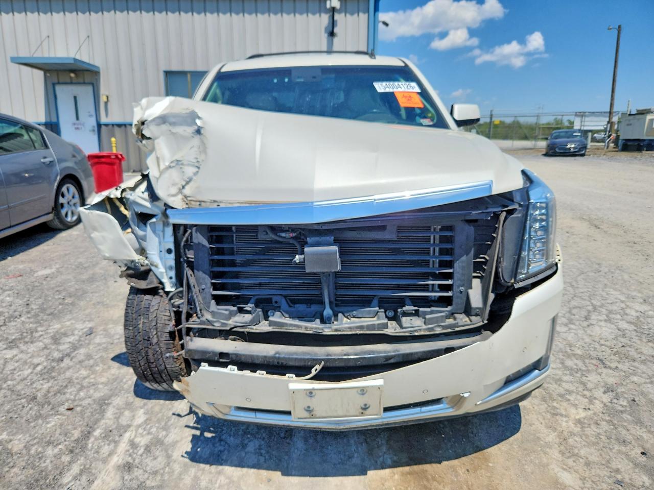 2015 Cadillac Escalade Esv Premium White vin: 1GYS4JKJ0FR254377