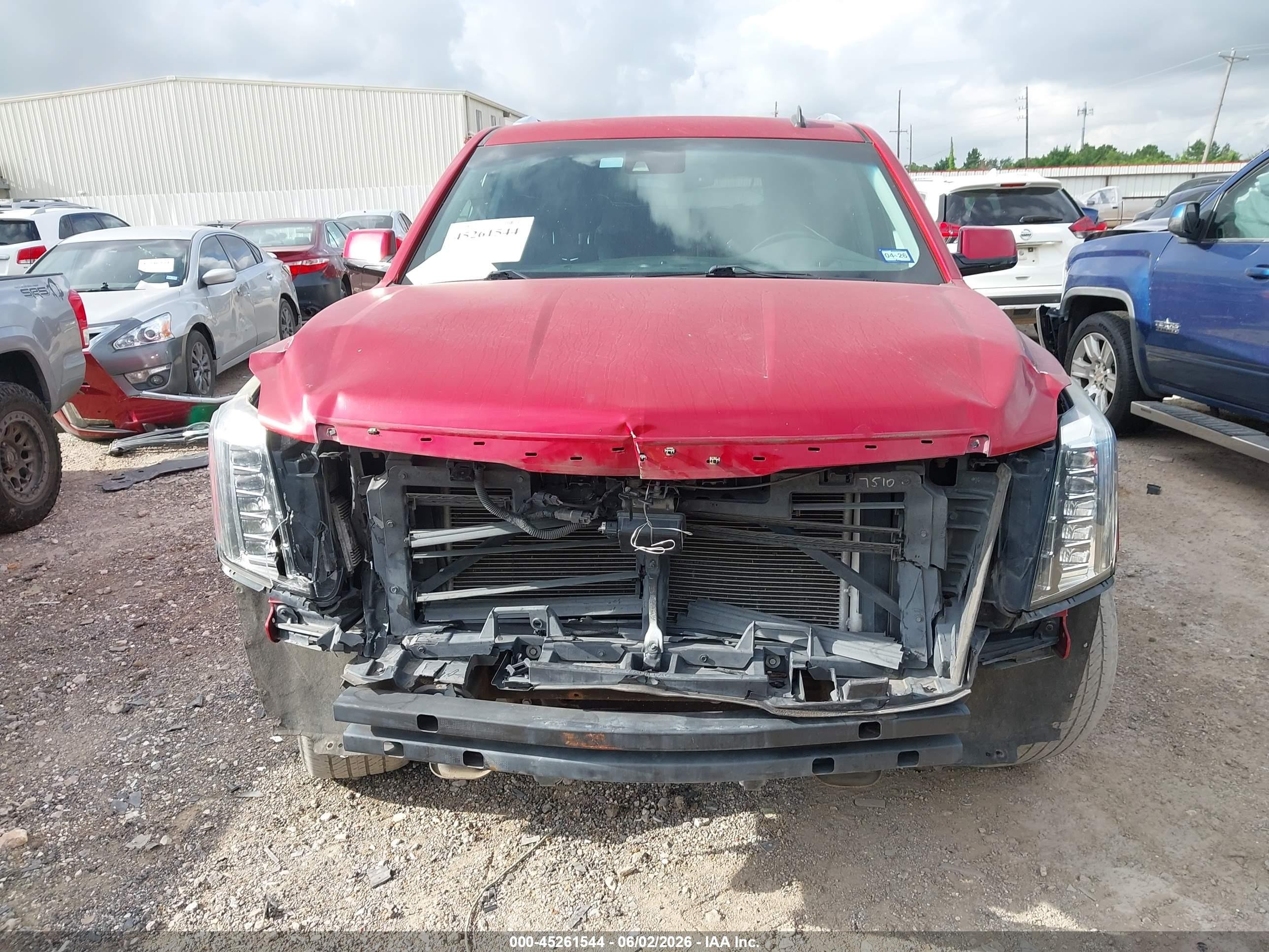 2015 Cadillac Escalade Esv Premium Red vin: 1GYS4JKJ3FR176984