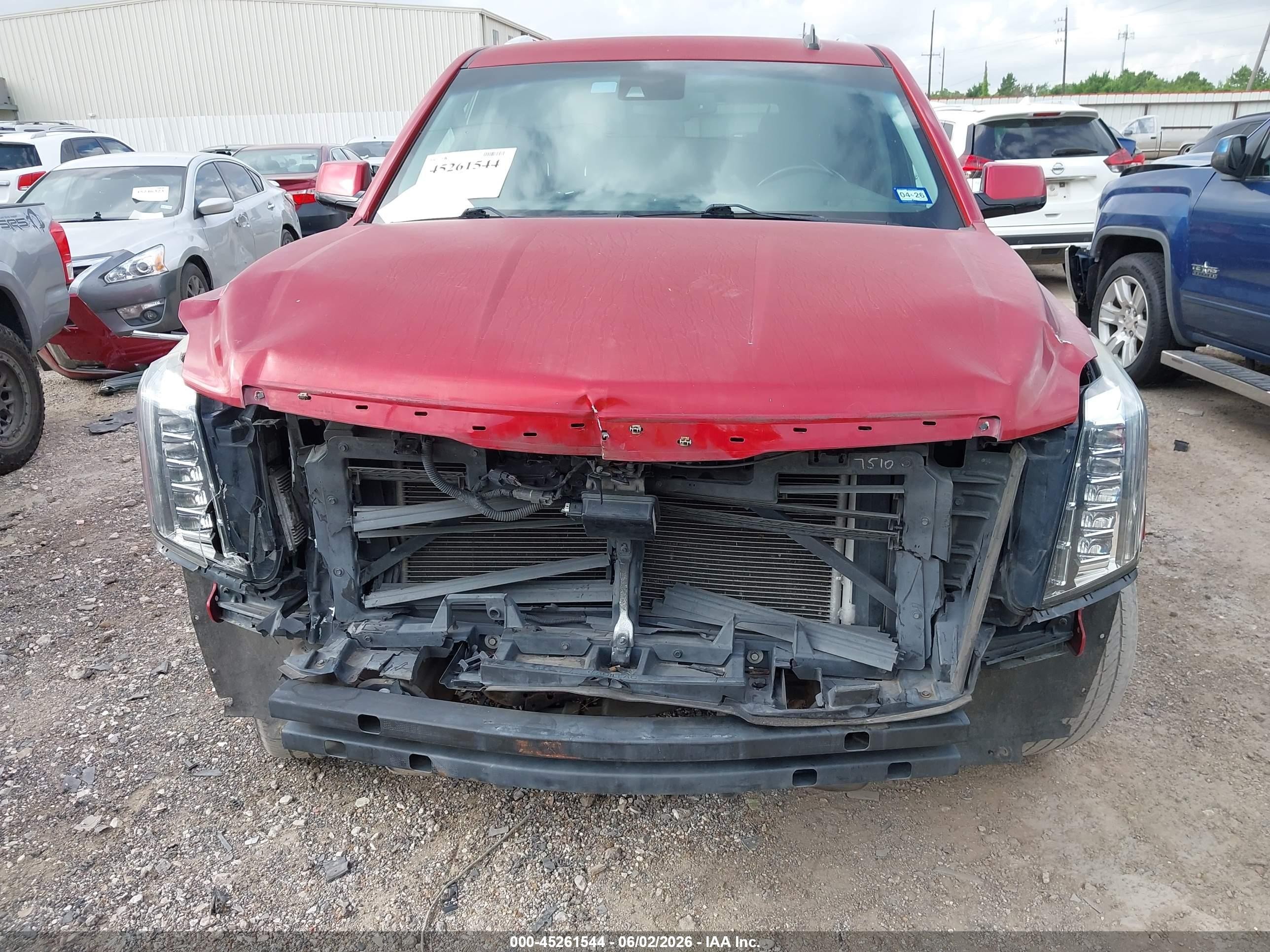 2015 Cadillac Escalade Esv Premium Red vin: 1GYS4JKJ3FR176984