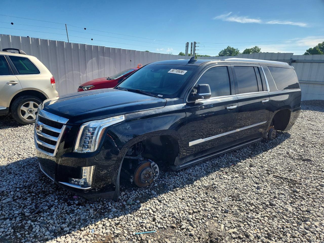 2017 Cadillac Escalade Esv Premium Luxury Черный vin: 1GYS4JKJ7HR230080