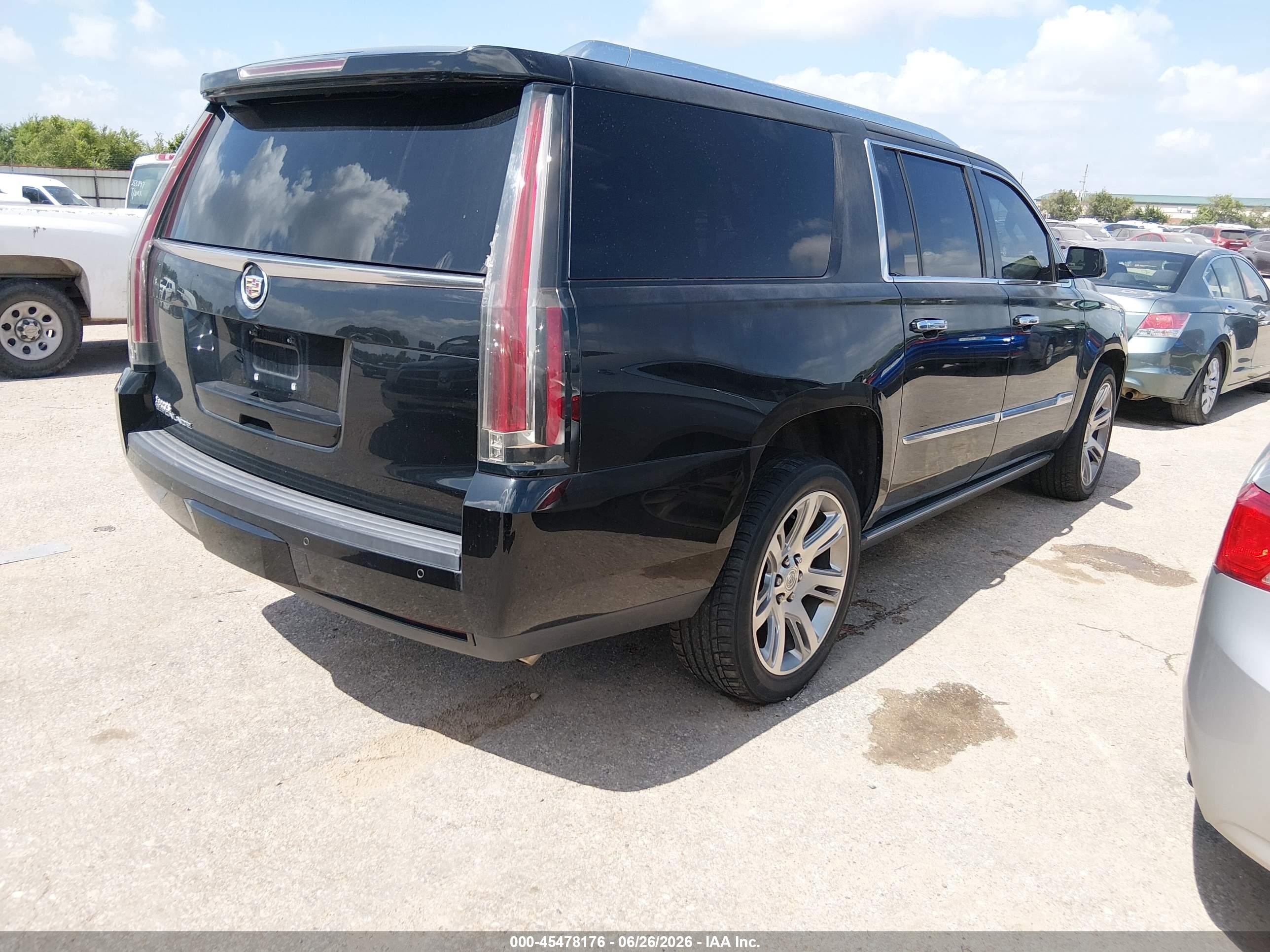 2015 Cadillac Escalade Esv Premium Black vin: 1GYS4JKJ9FR171708