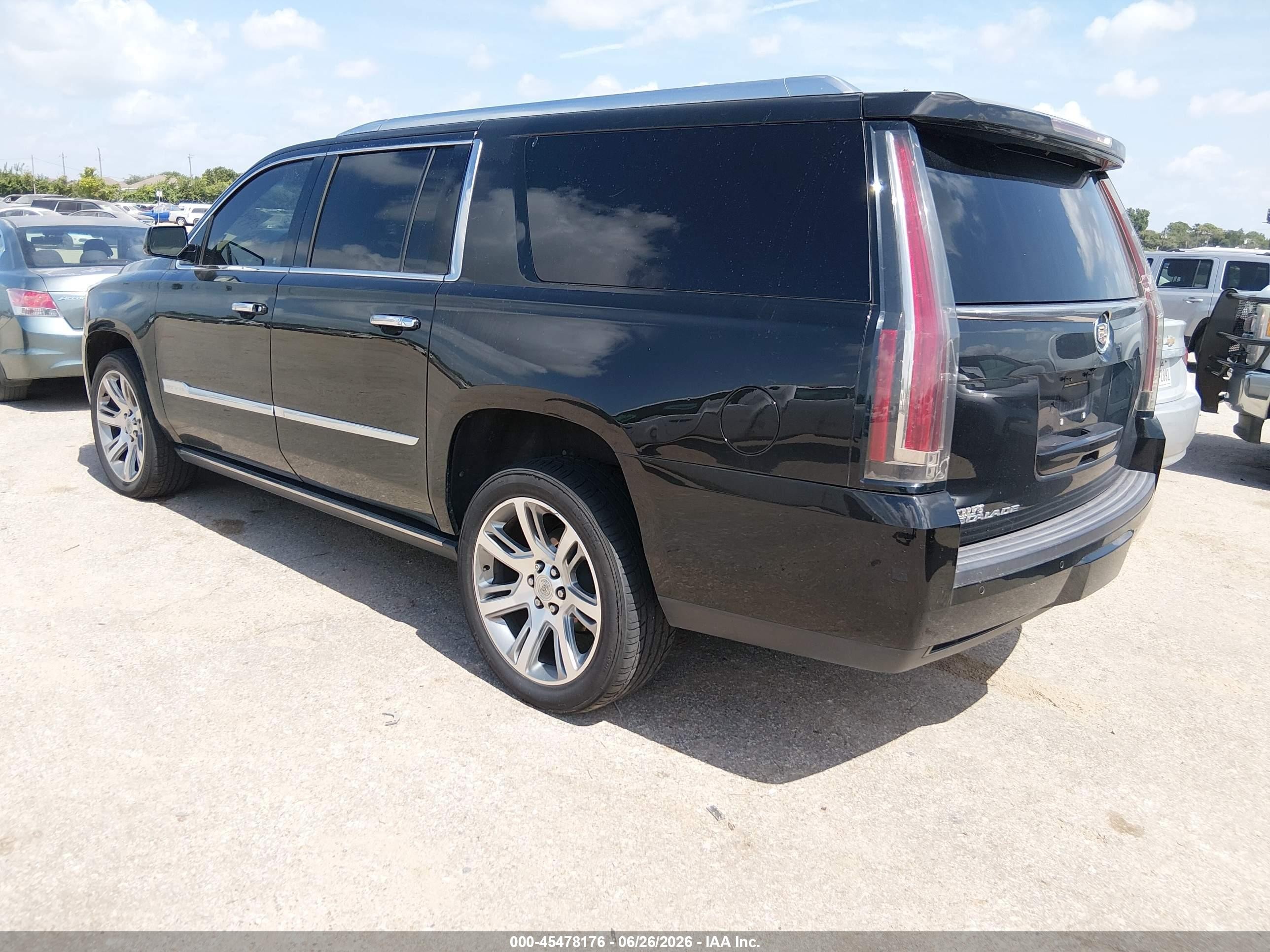 2015 Cadillac Escalade Esv Premium Black vin: 1GYS4JKJ9FR171708