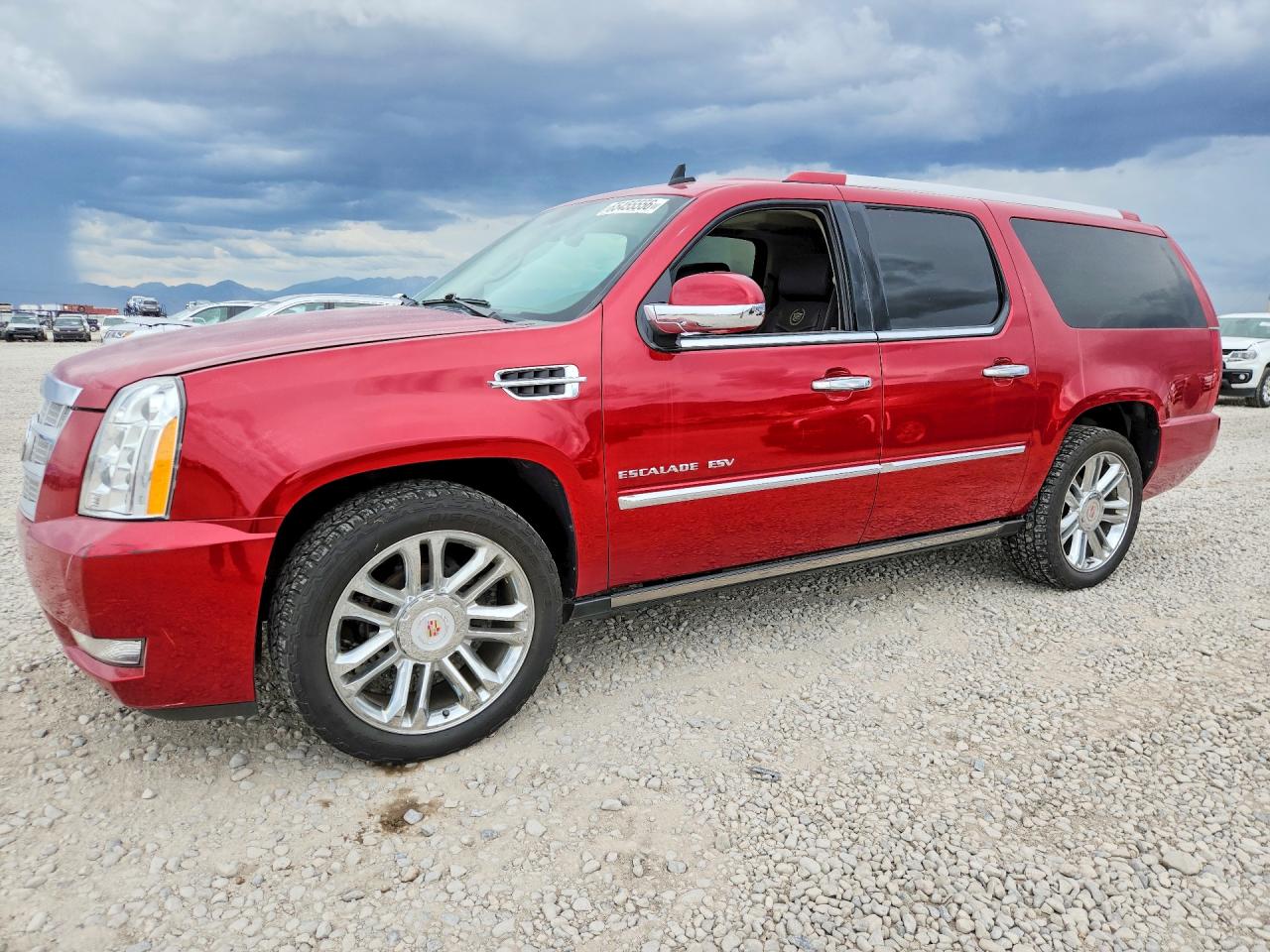 2013 Cadillac Escalade Esv Platinum Red vin: 1GYS4KEF4DR235549