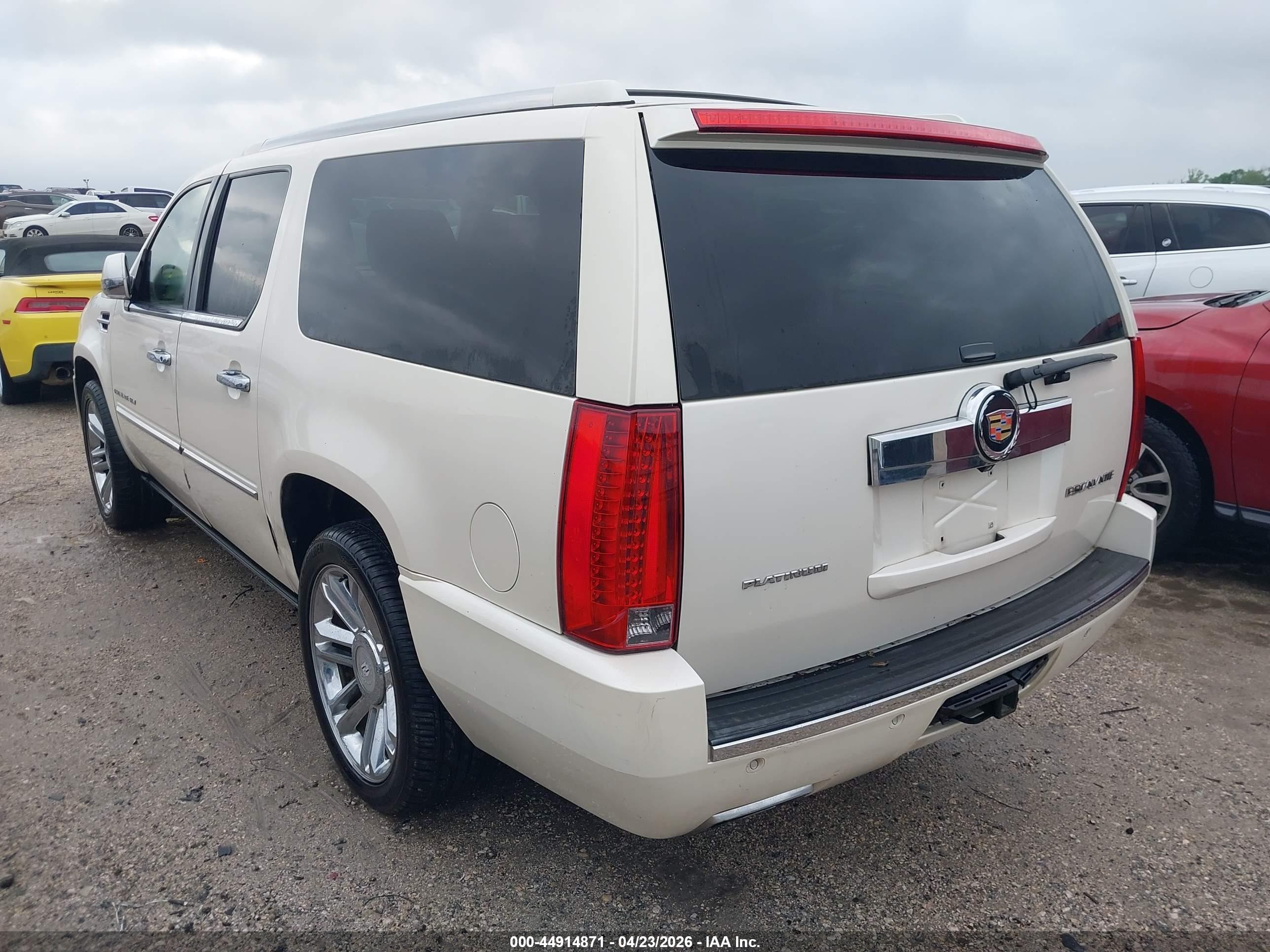 2013 Cadillac Escalade Esv Platinum Edition Белый vin: 1GYS4KEF9DR362507