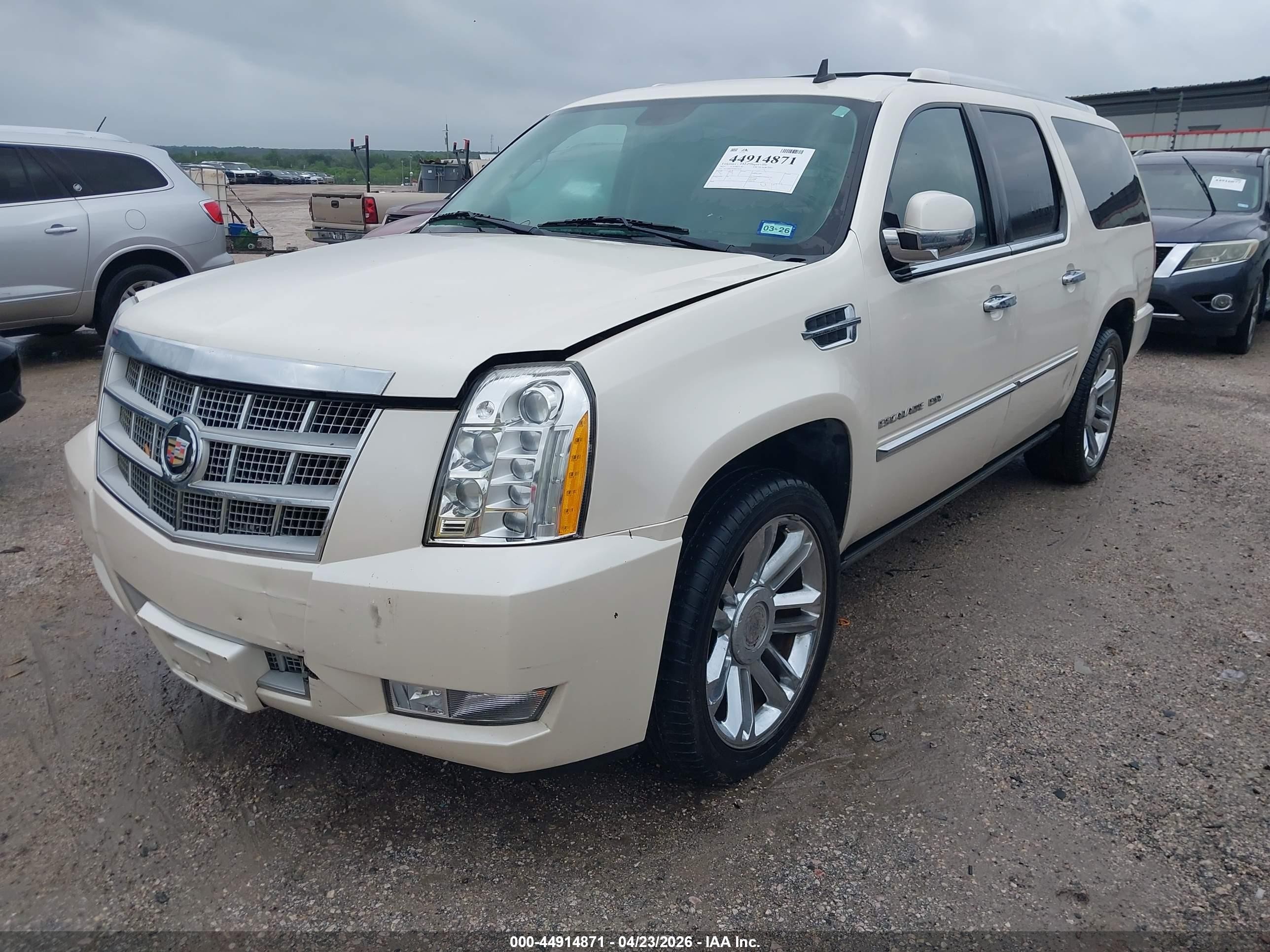 2013 Cadillac Escalade Esv Platinum Edition Белый vin: 1GYS4KEF9DR362507