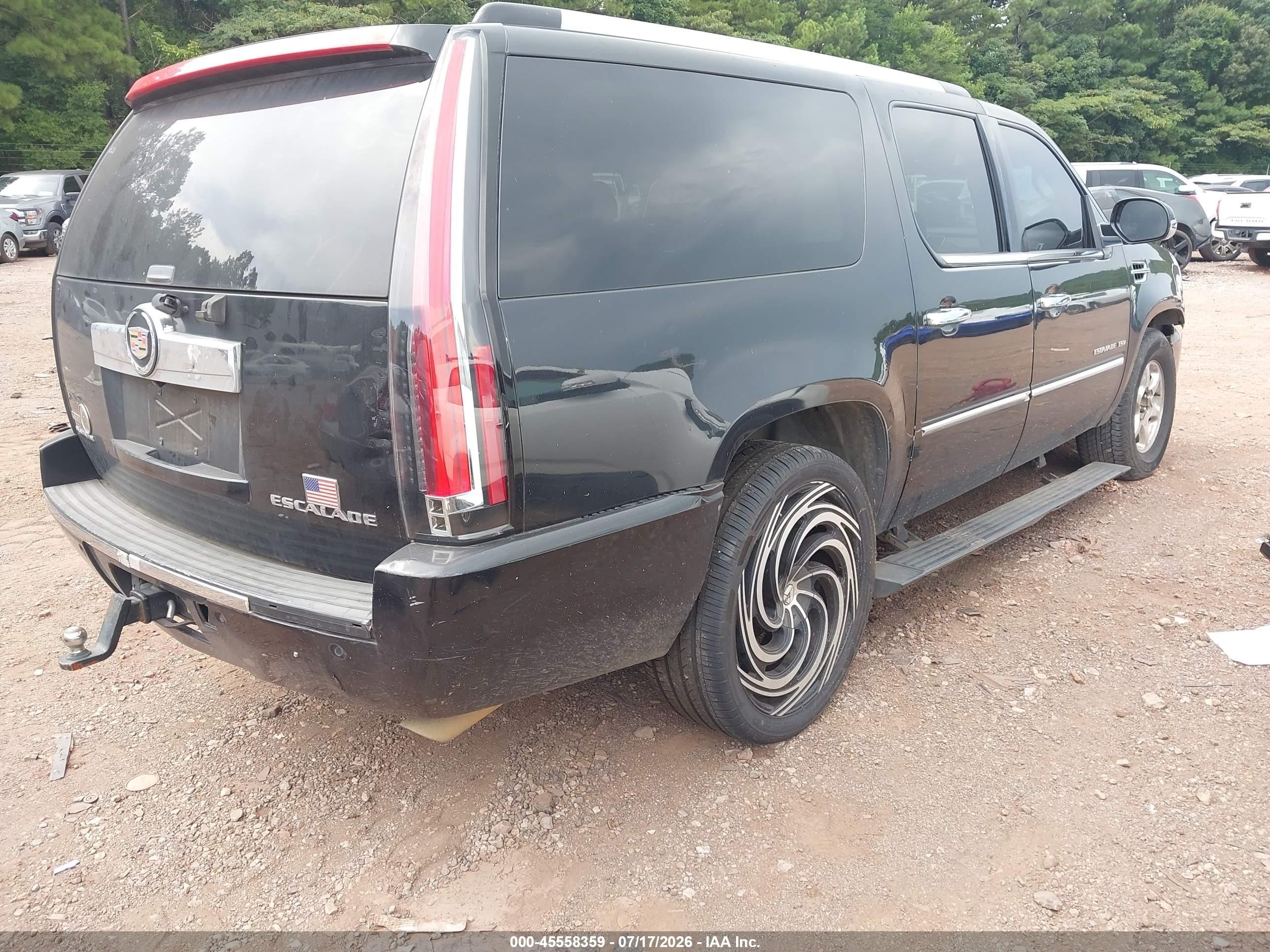 2011 Cadillac Escalade Esv Platinum Edition Black vin: 1GYS4KEFXBR324054