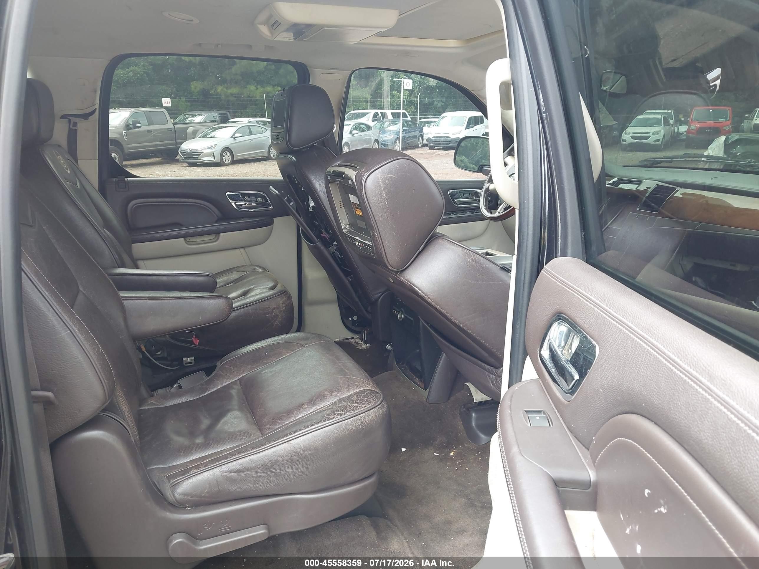 2011 Cadillac Escalade Esv Platinum Edition Black vin: 1GYS4KEFXBR324054