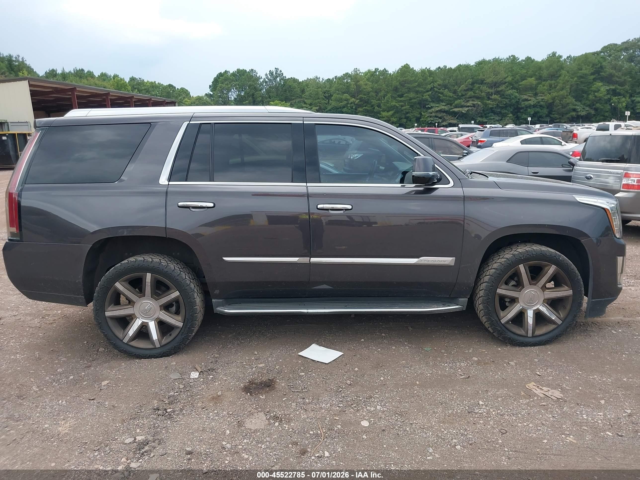 2015 Cadillac Escalade Luxury Черный vin: 1GYS4MKJ1FR601023