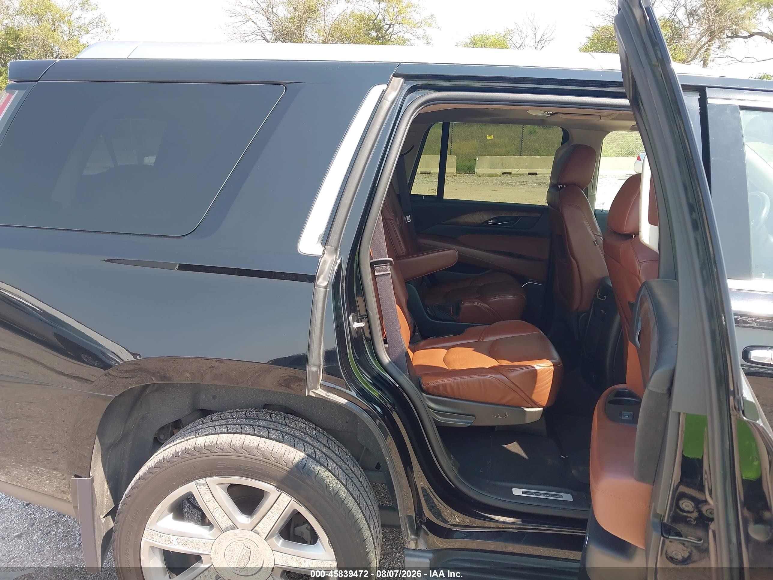 2015 Cadillac Escalade Premium Black vin: 1GYS4NKJ0FR559370