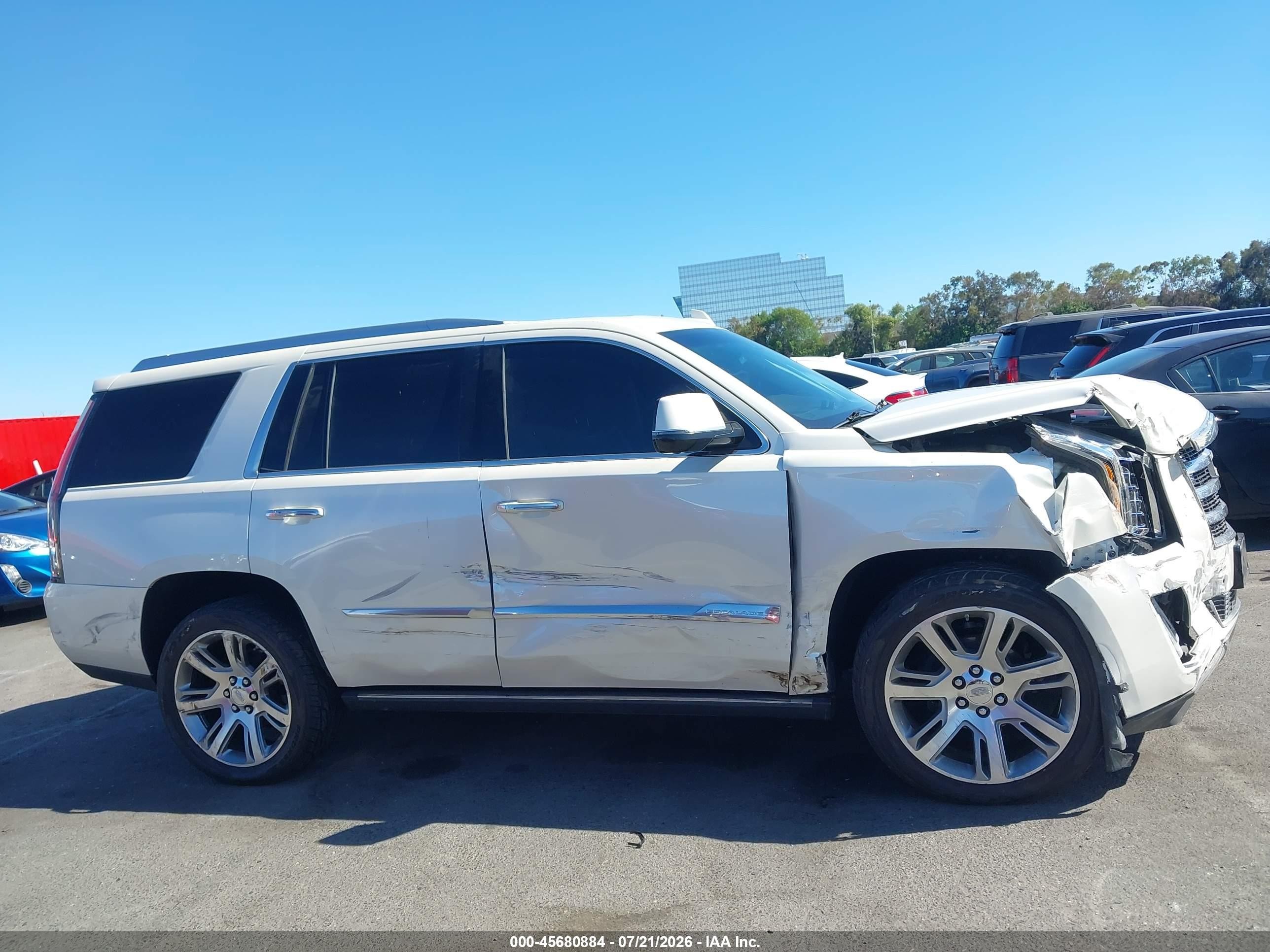 2015 Cadillac Escalade Premium Белый vin: 1GYS4NKJ1FR568627