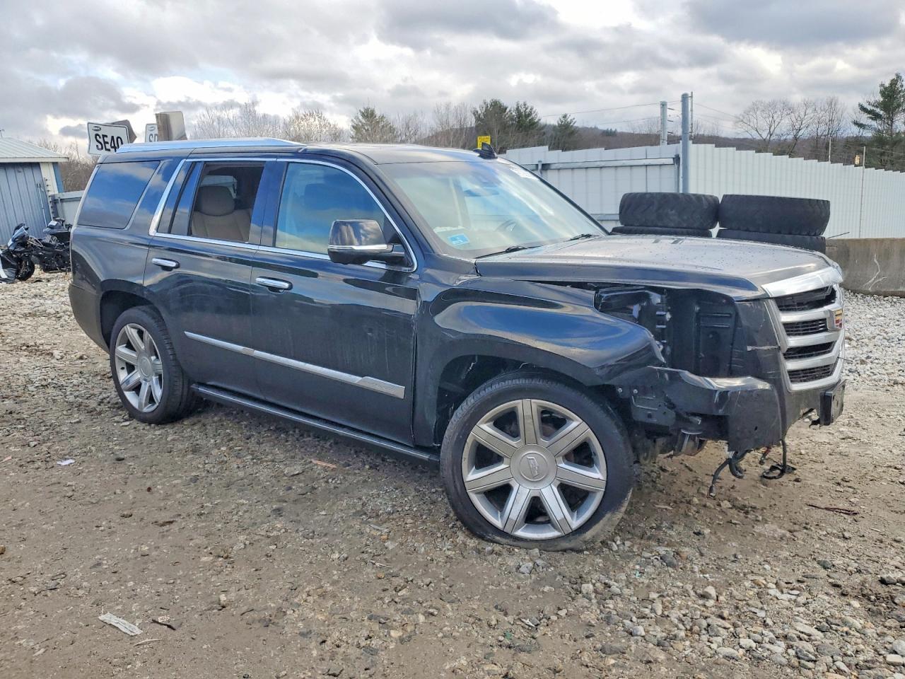2015 Cadillac Escalade Premium Black vin: 1GYS4NKJ5FR512061