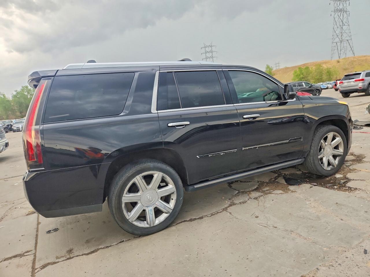 2015 Cadillac Escalade Premium Black vin: 1GYS4NKJ5FR544279