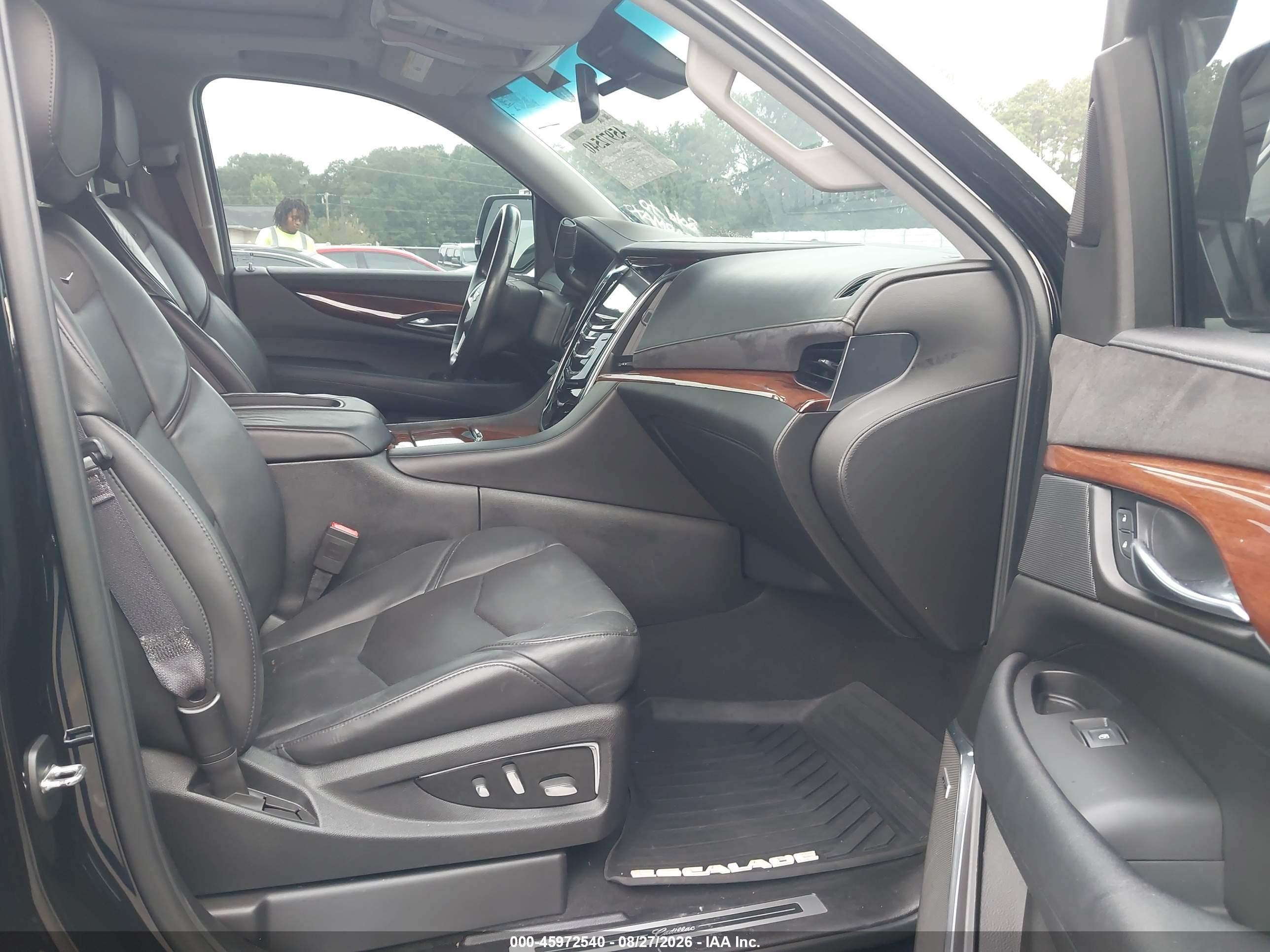 2015 Cadillac Escalade Premium Черный vin: 1GYS4NKJ6FR680615