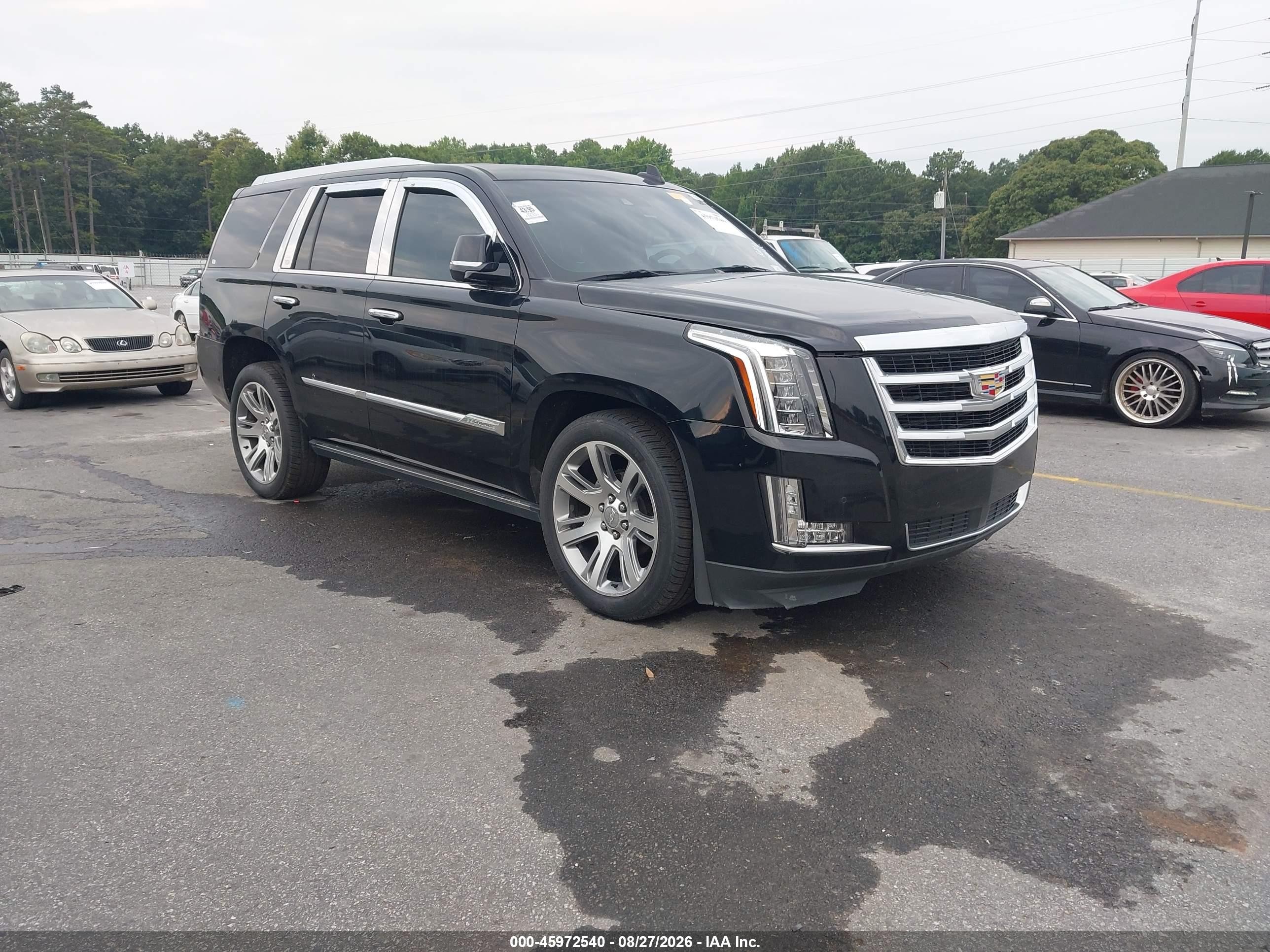 2015 Cadillac Escalade Premium Черный vin: 1GYS4NKJ6FR680615