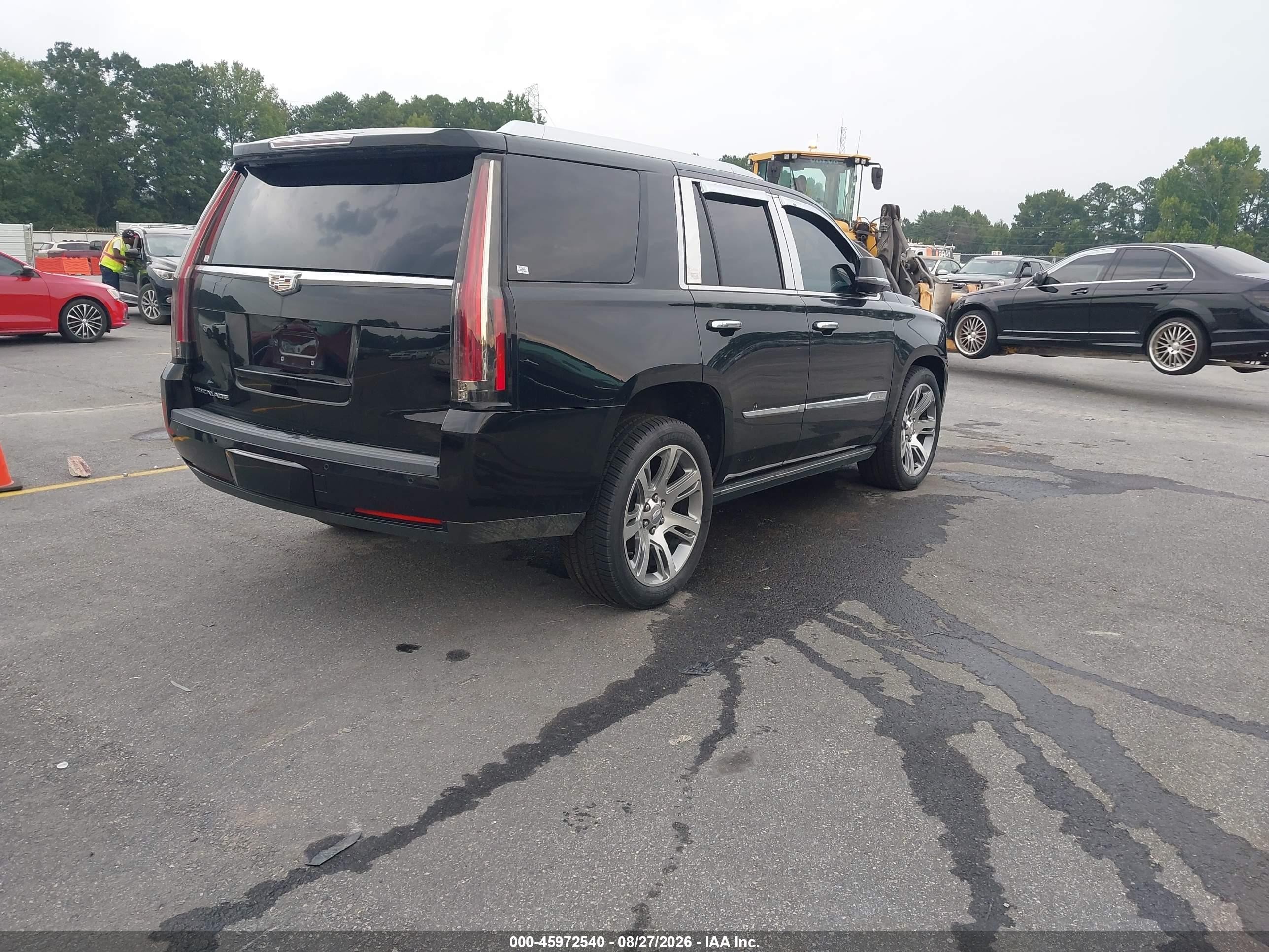 2015 Cadillac Escalade Premium Черный vin: 1GYS4NKJ6FR680615